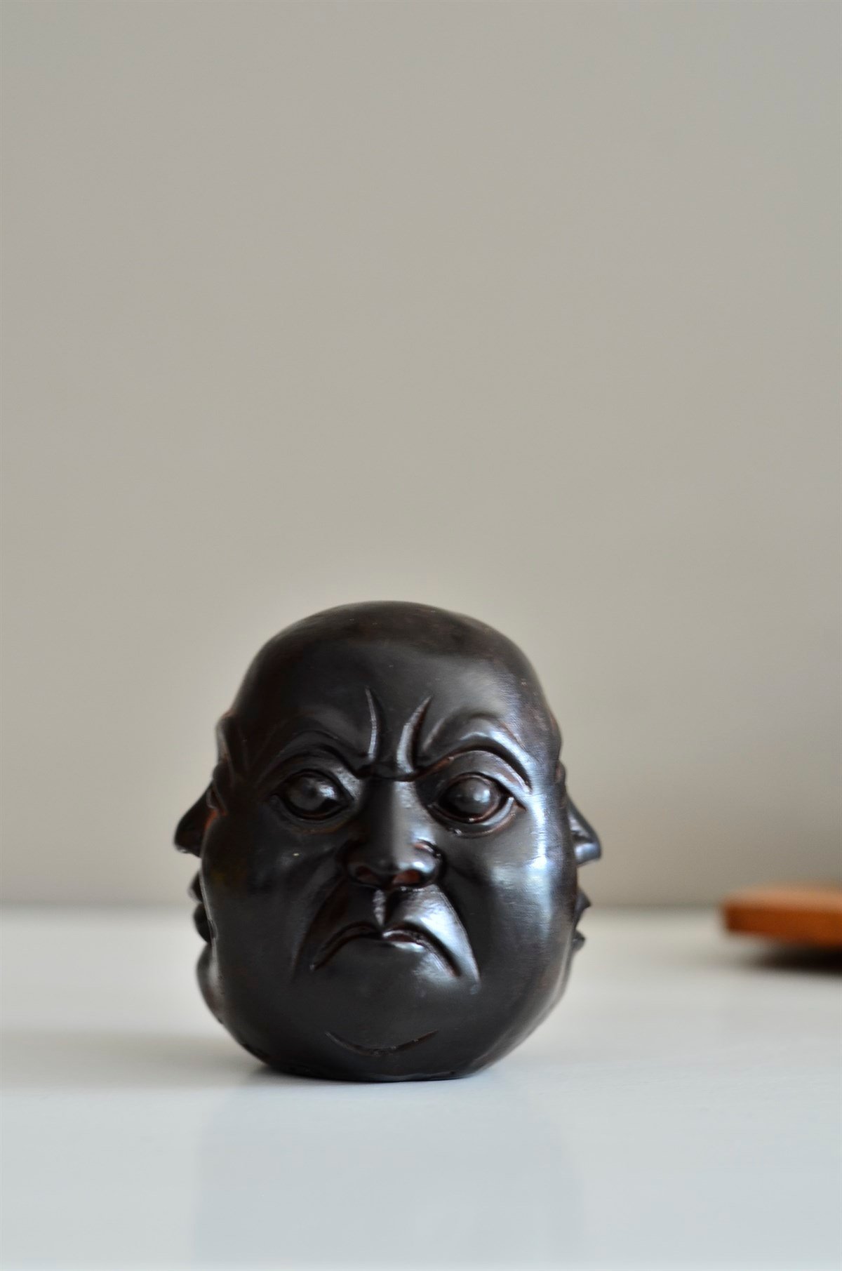 4 Suratlı Mini Buda Objesi  (Neşe, Huzur, Öfke, Üzüntü) (10 cm) - Miamantra