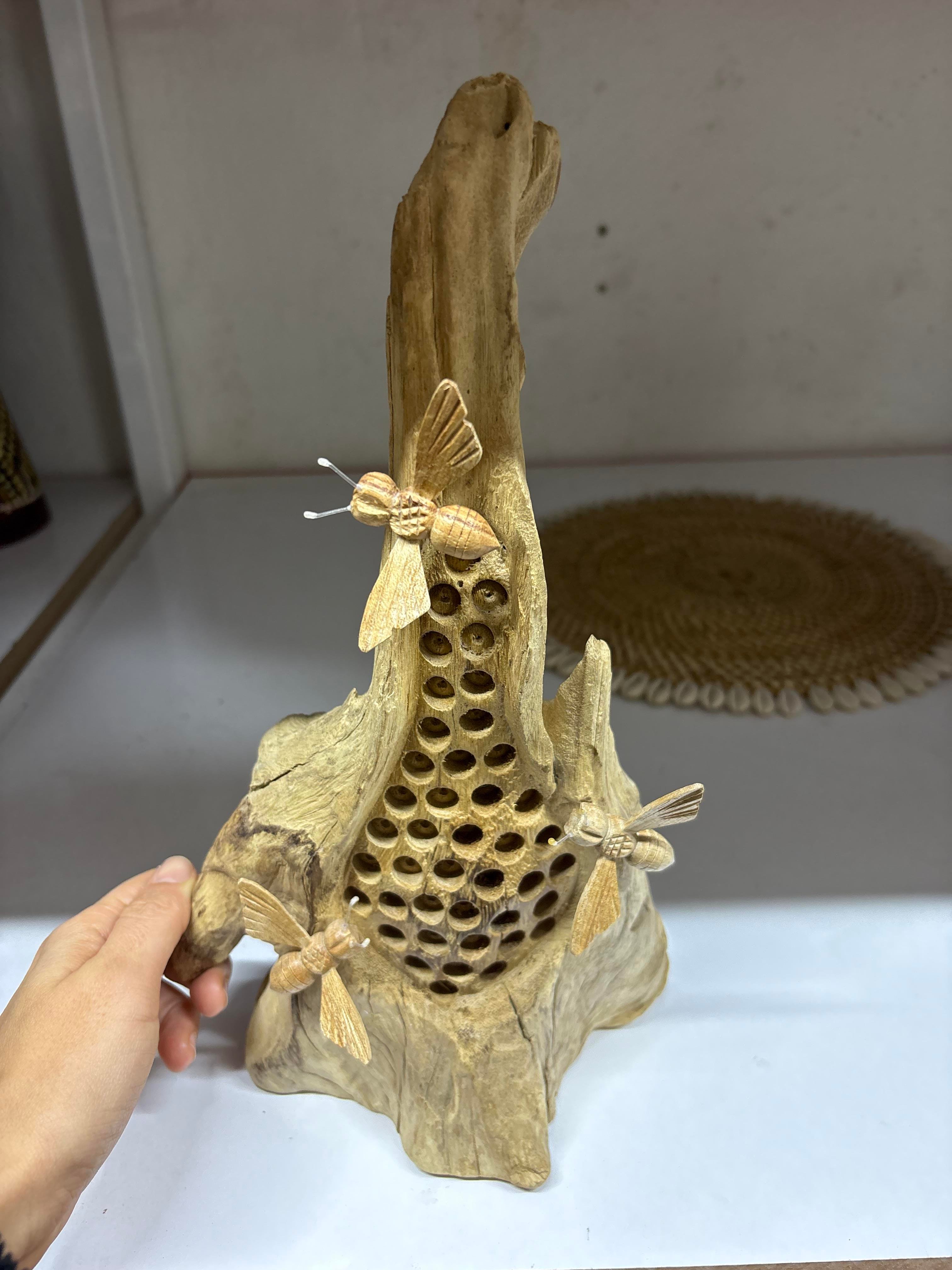 Ahşap An Biblo 3'Lü Küçük 25 Cm - Miamantra