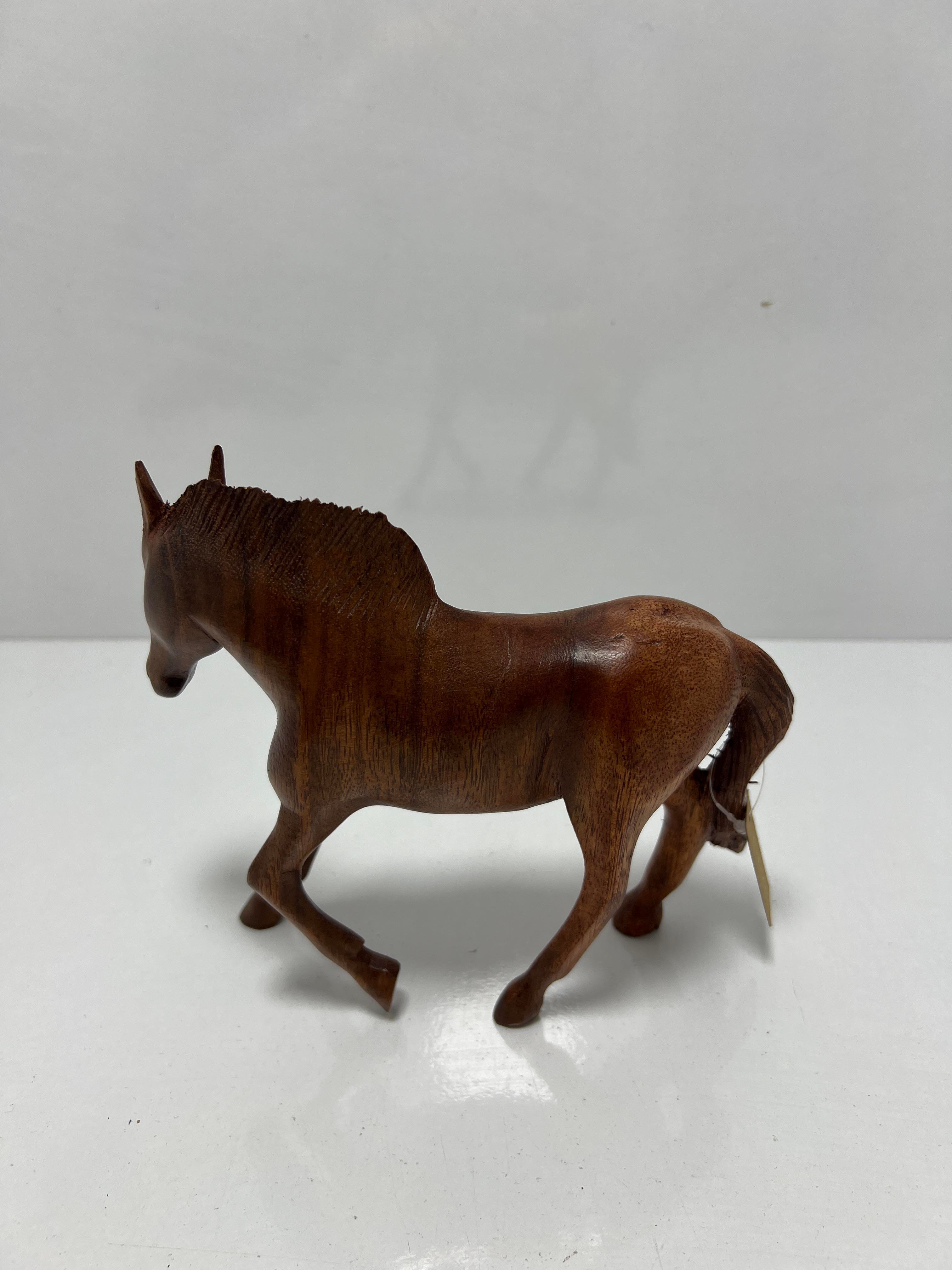 Ahşap At Biblo Yürüyen 20 Cm - Miamantra