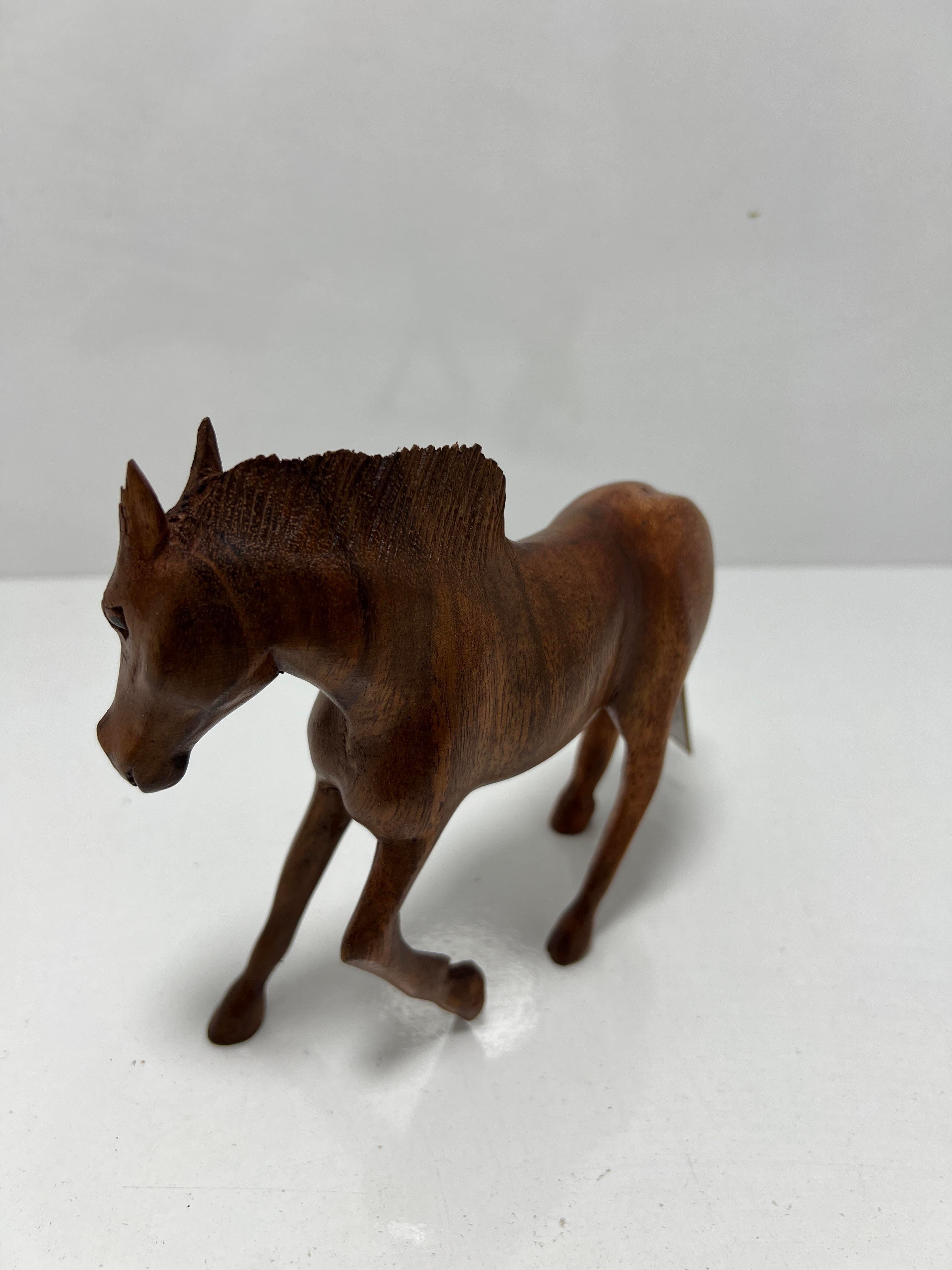 Ahşap At Biblo Yürüyen 20 Cm - Miamantra