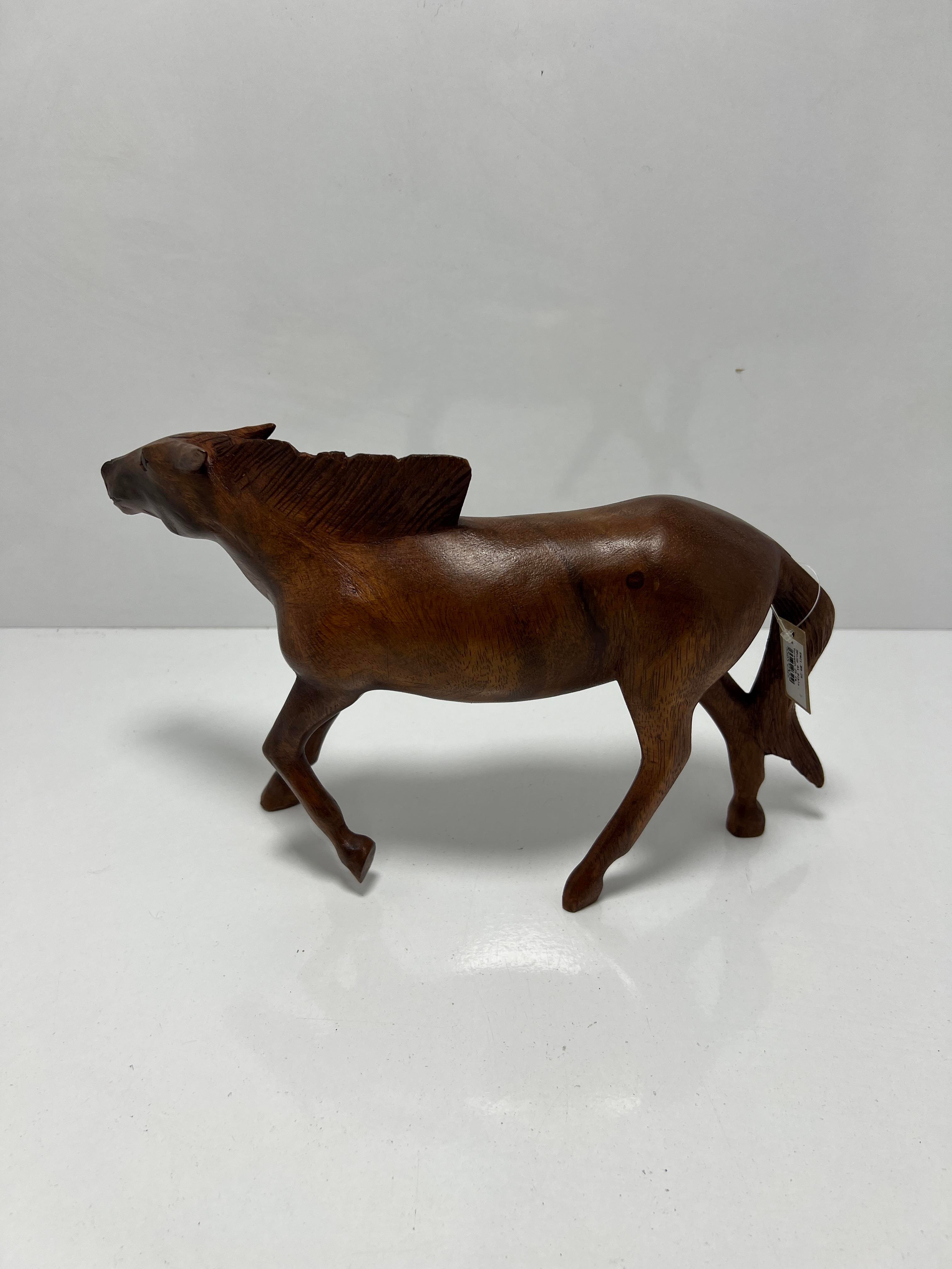 Ahşap At Biblo Yürüyen 25 Cm - Miamantra