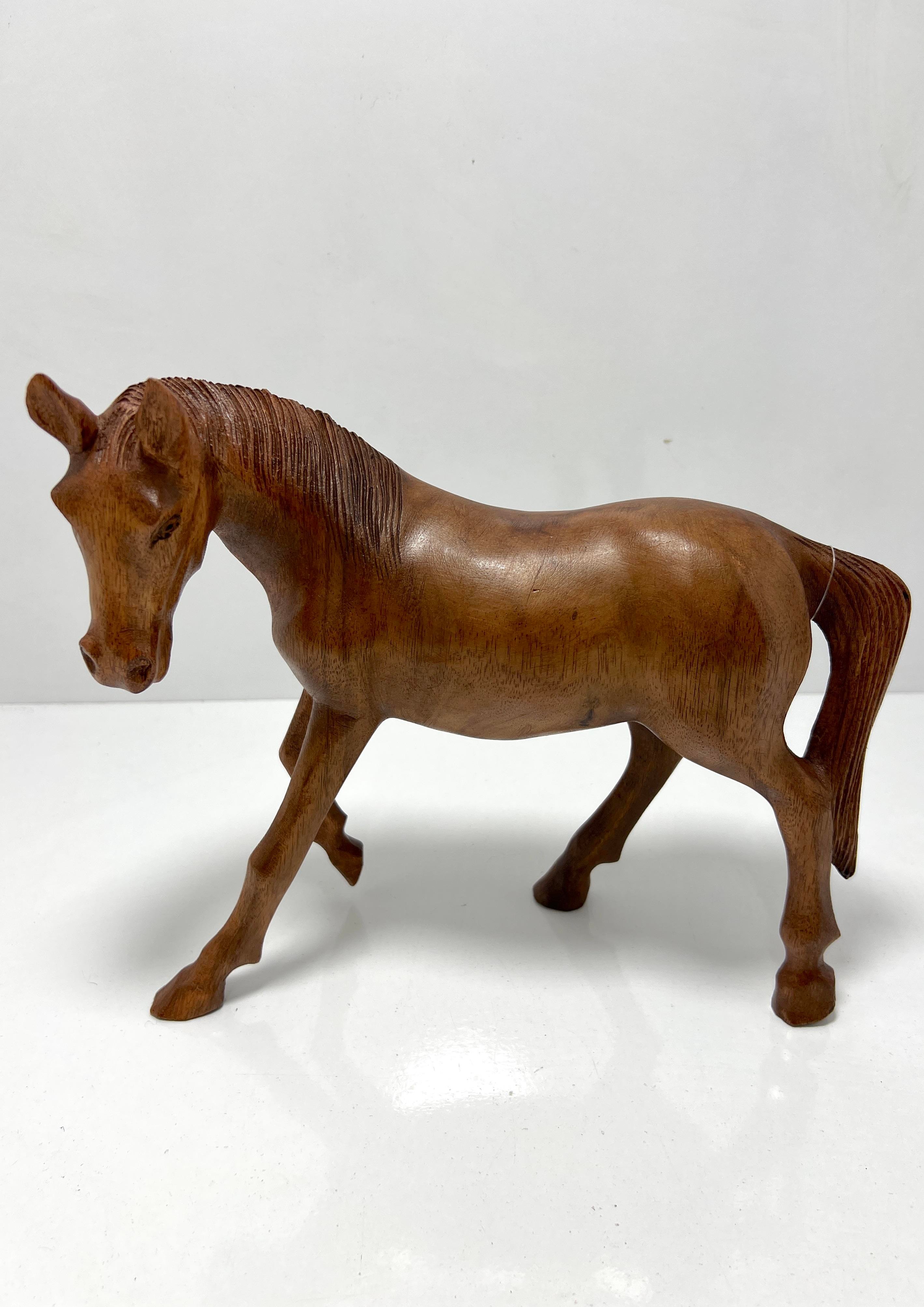 Ahşap At Biblo Yürüyen 30 Cm - Miamantra