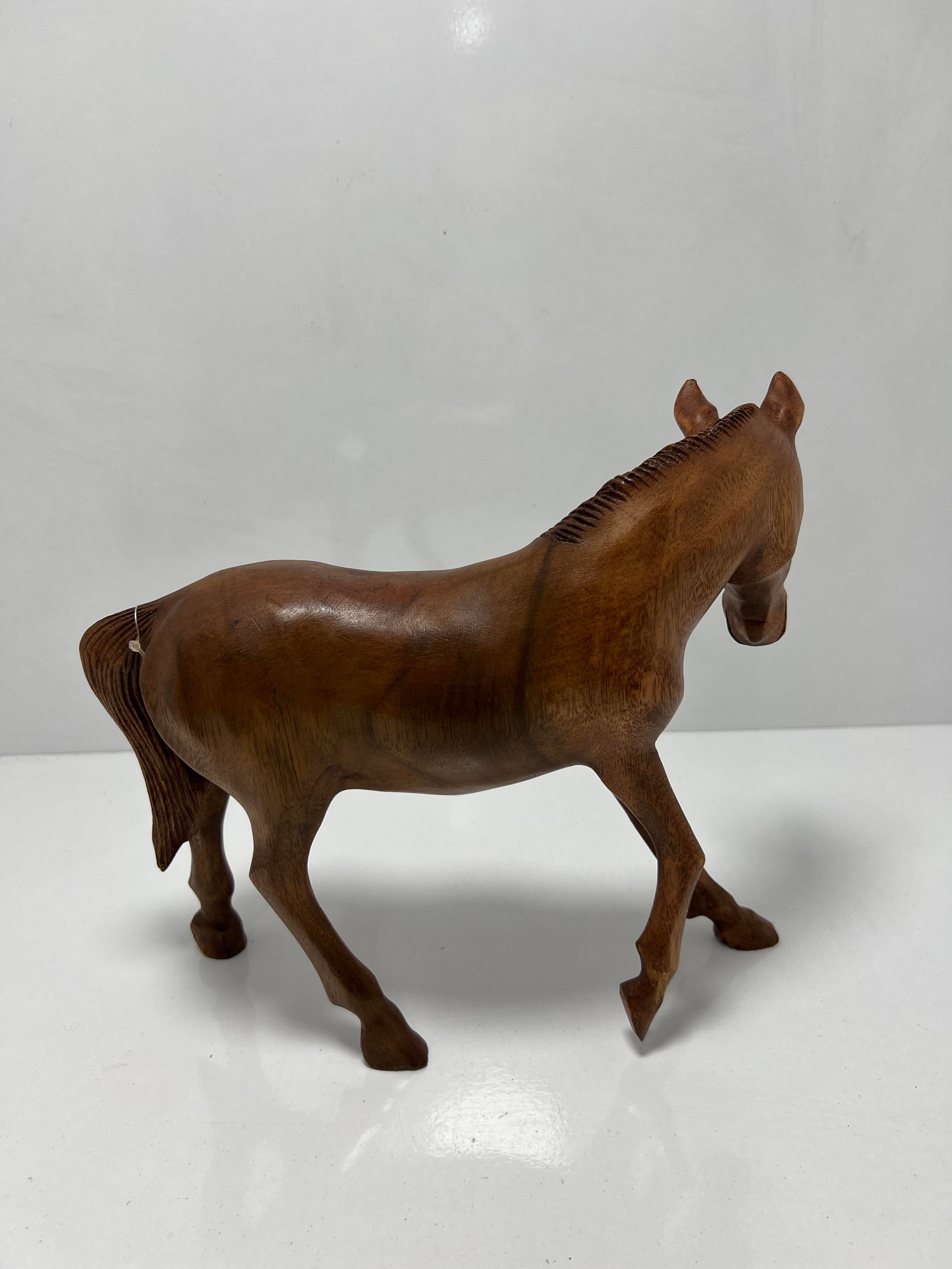 Ahşap At Biblo Yürüyen 30 Cm - Miamantra
