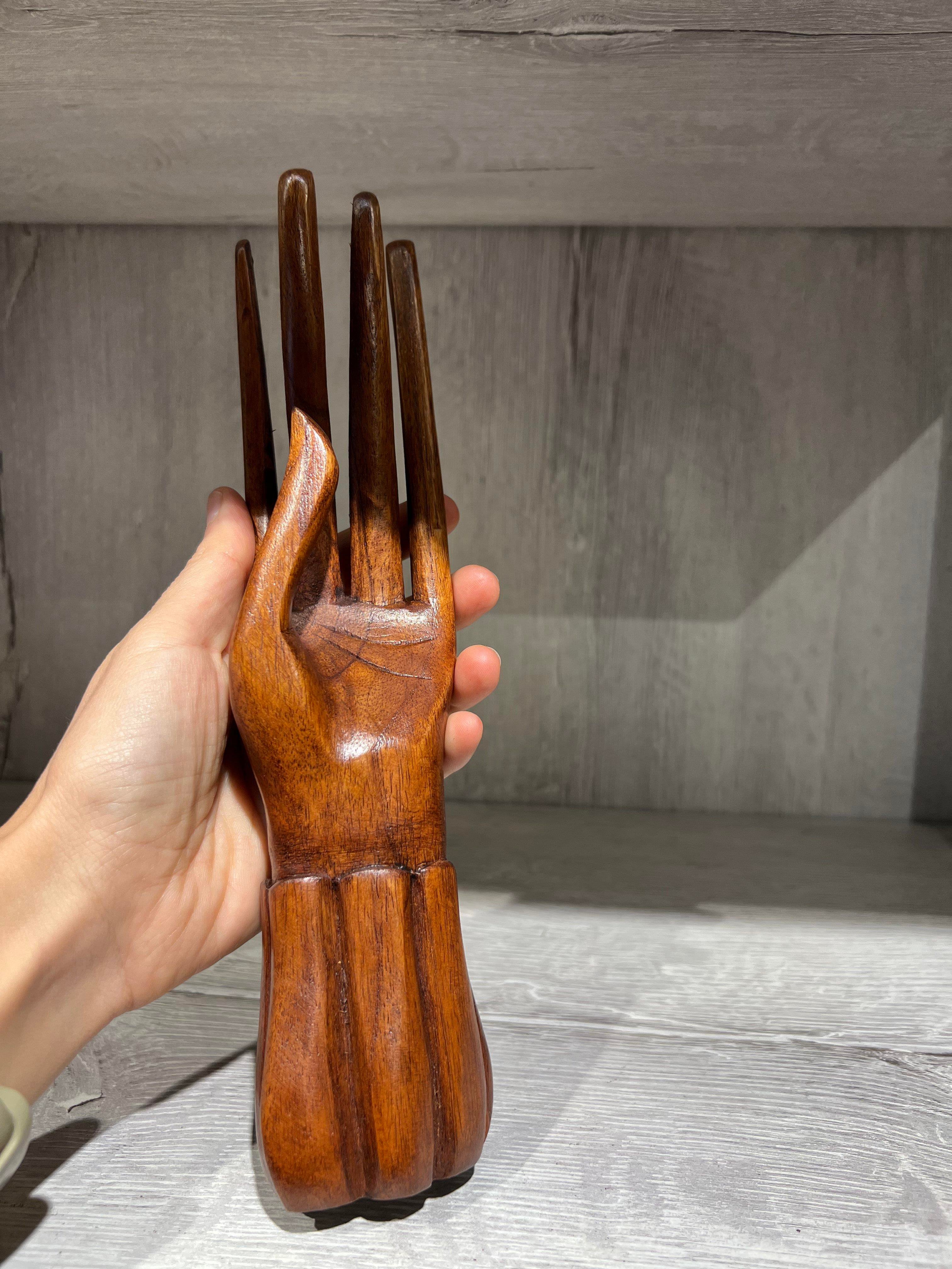 Ahşap El Biblo İkili 25 Cm - Miamantra