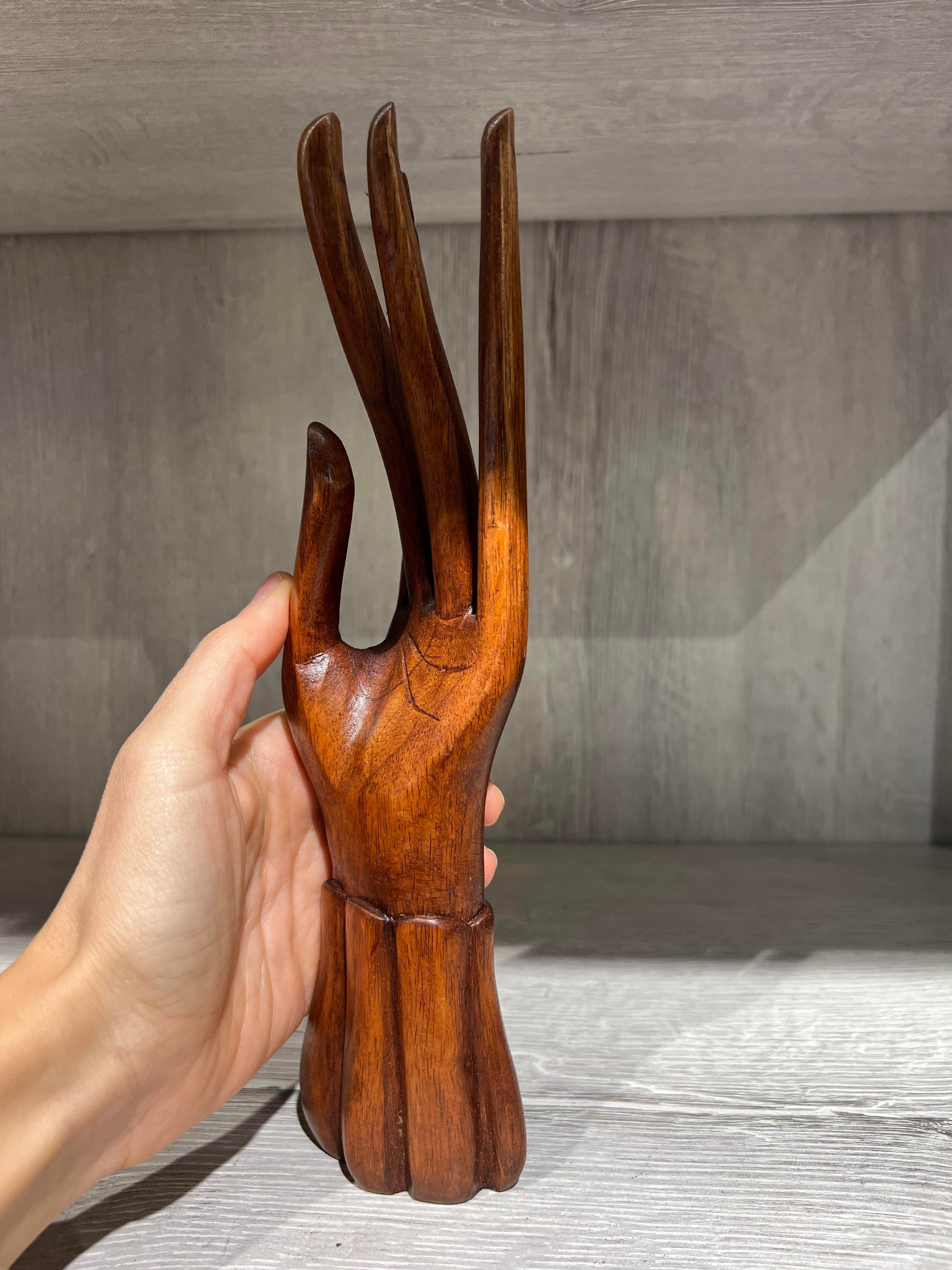 Ahşap El Biblo İkili 25 Cm - Miamantra
