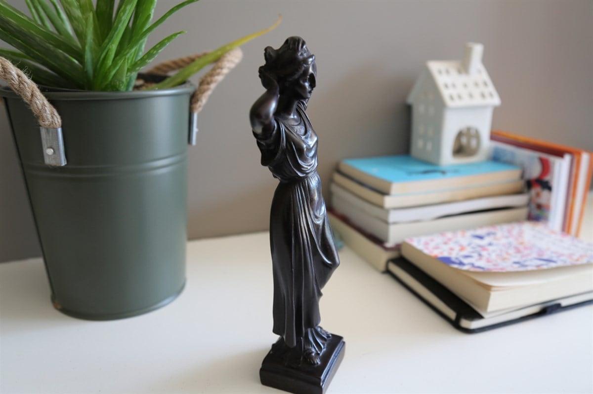 Antik Yunan Kadını Heykelciği - Antik Seri (24 cm)