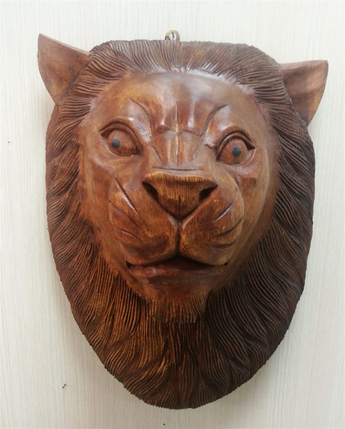 Aslan Kafası Maske Duvar Süsü (Model 2) (33 cm)