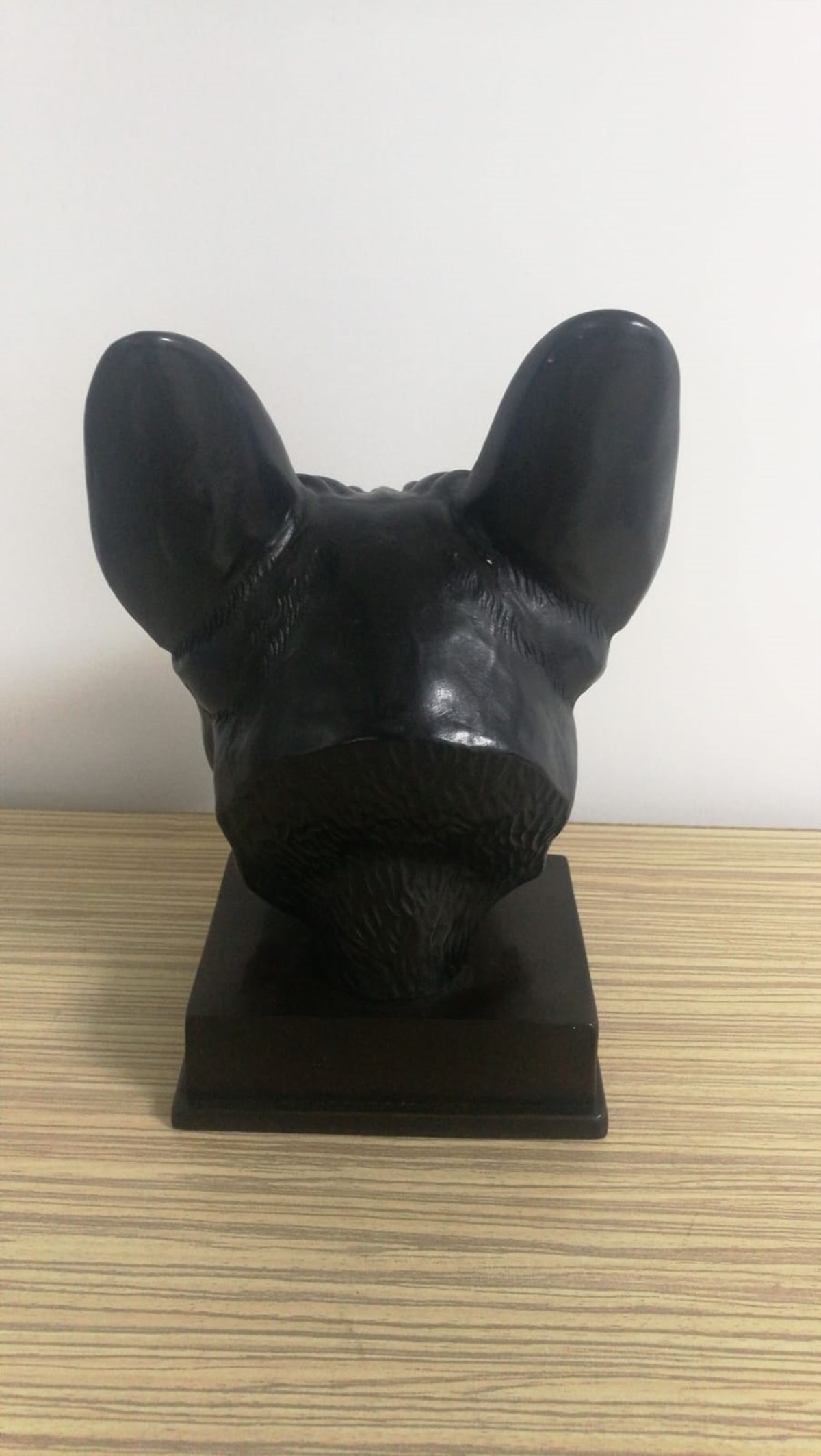 Bulldog Kafası Heykeli 24 cm