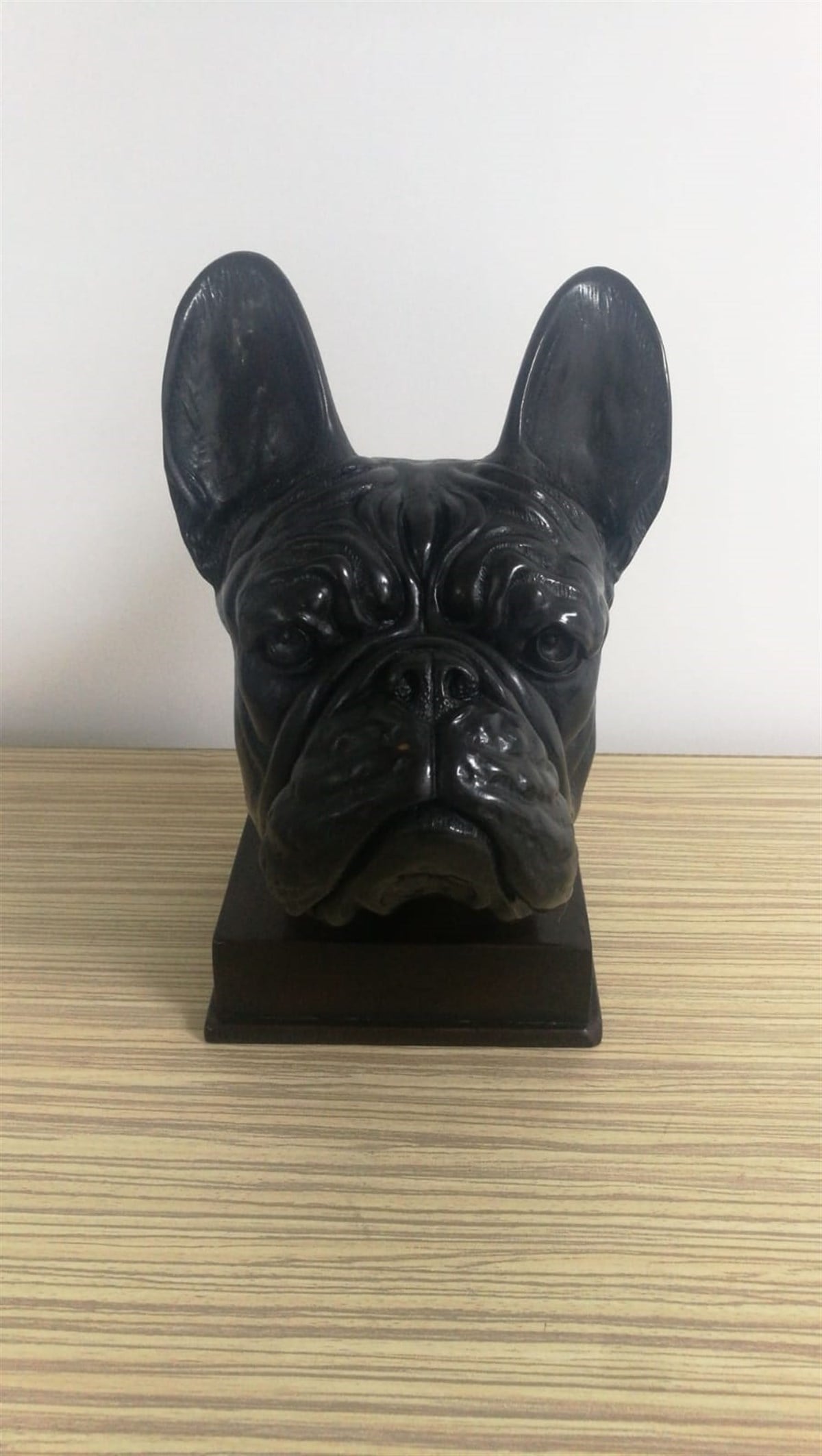 Bulldog Kafası Heykeli 24 cm