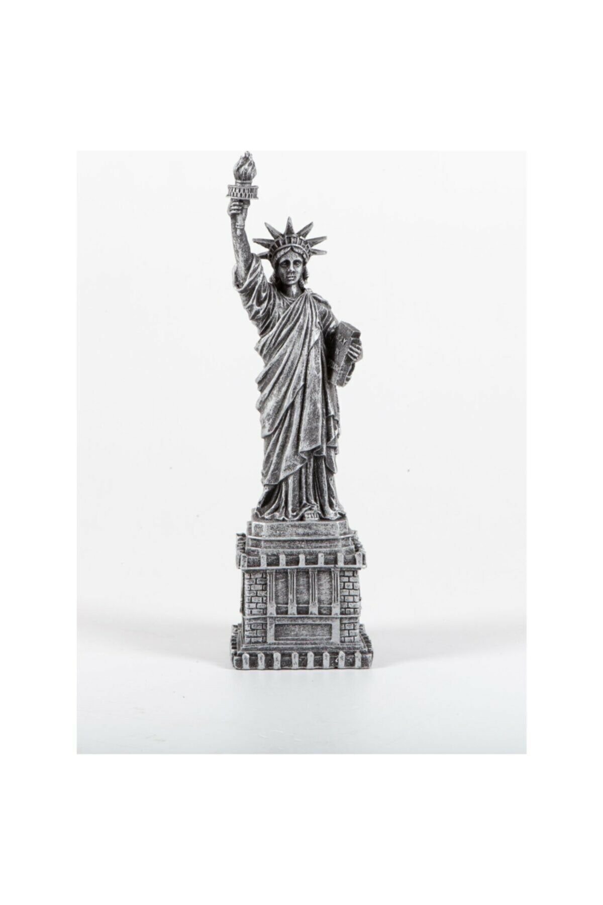 Dekoratif Özgürlük Heykeli Biblo (33 cm) Bronz  - Miamantra
