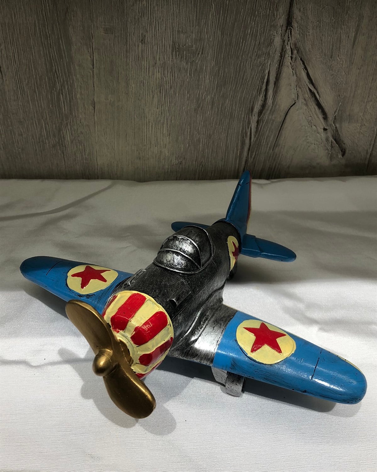 Dekoratif Polyester Uçak - 25 cm - Miamantra