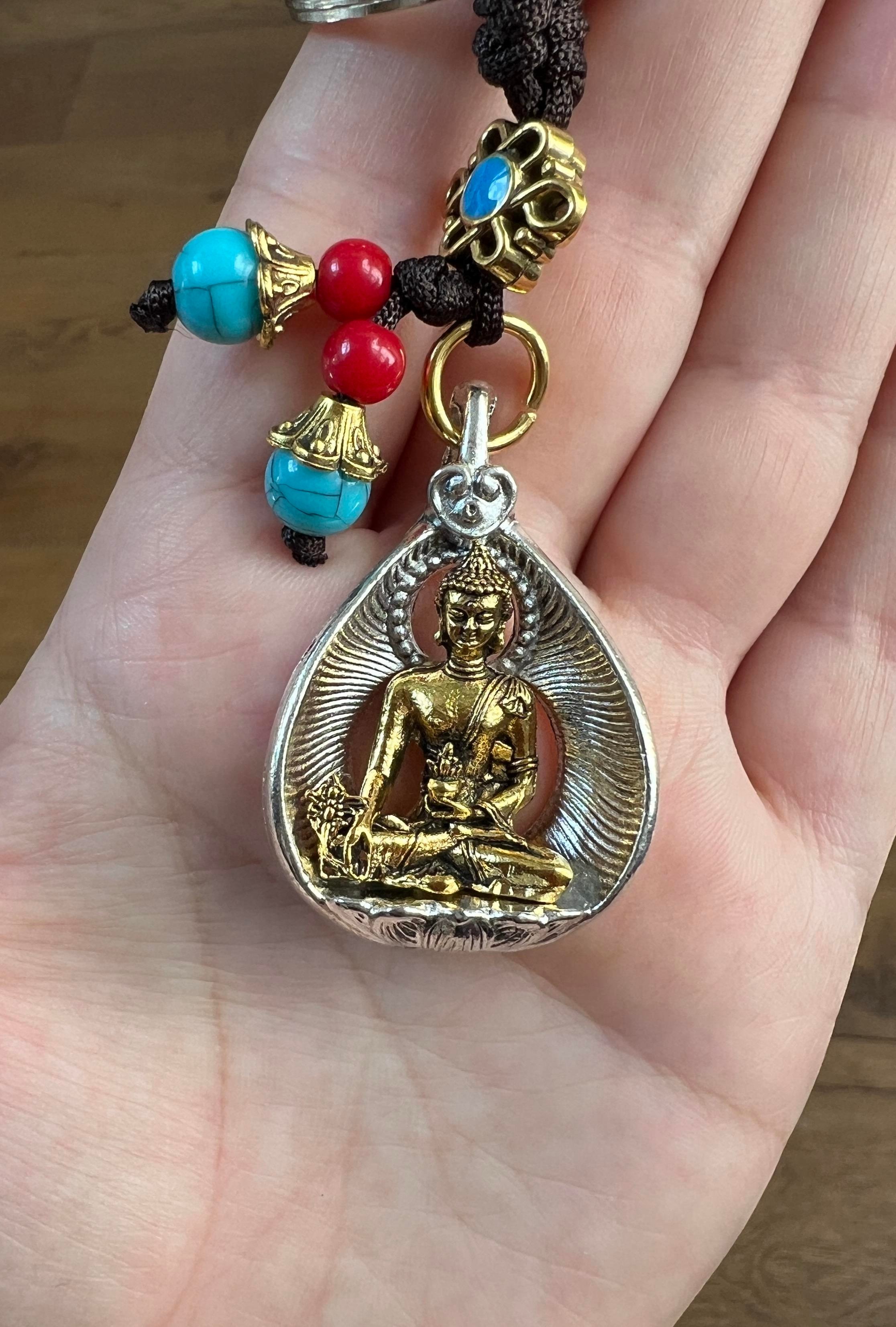 Feng Shui Buda Figürlü Metal Anahtarlık - Miamantra