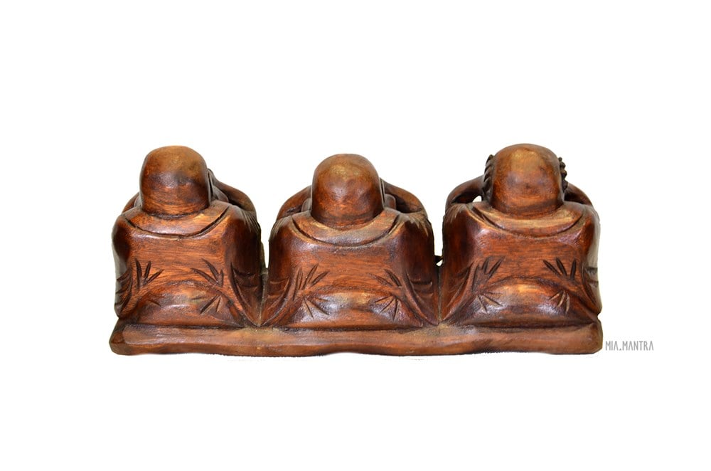 Görmedim - Duymadım - Bilmiyorum Buda Heykeli (Orta Boy 30 cm)