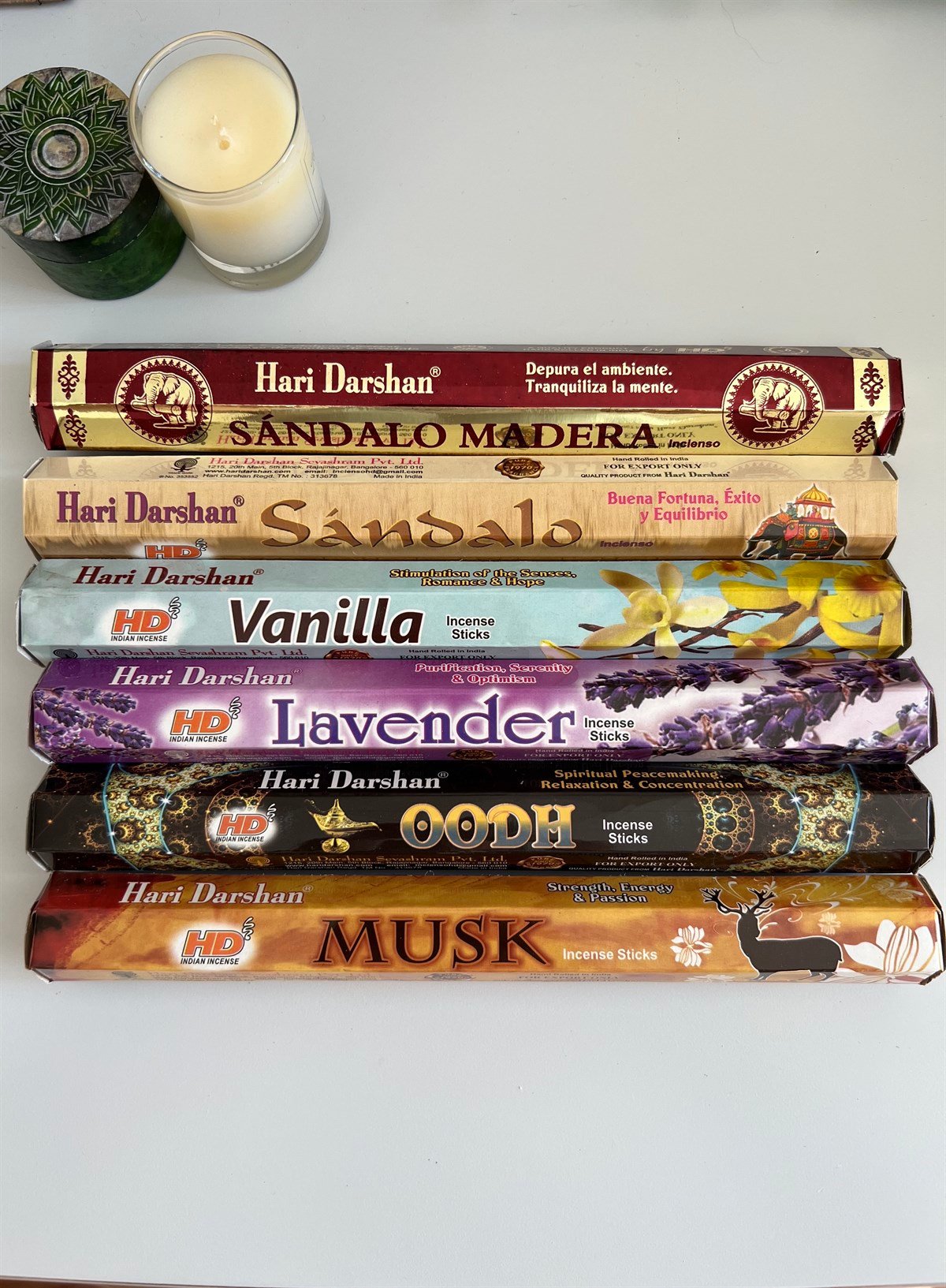 Hari Darshan Premium Tütsü Seti - Klasik Kokular - 6lı Set - Miamantra