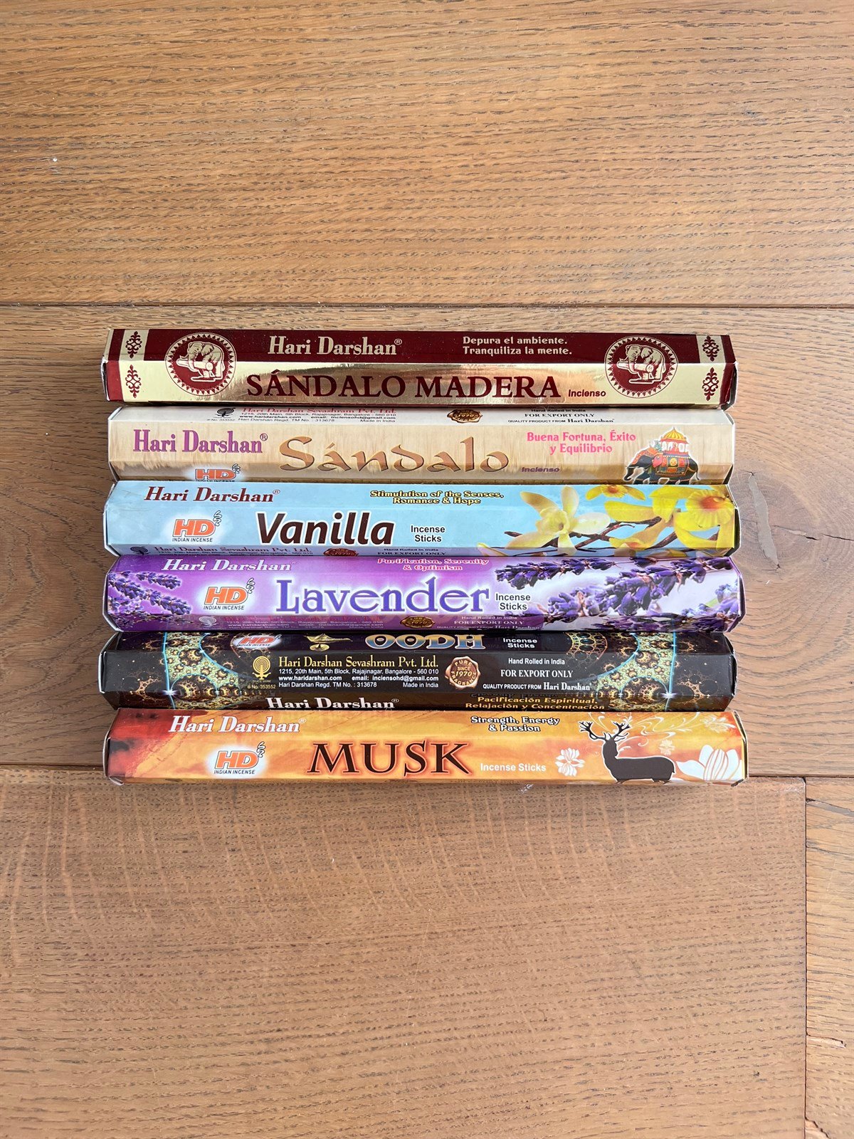 Hari Darshan Premium Tütsü Seti - Klasik Kokular - 6lı Set - Miamantra