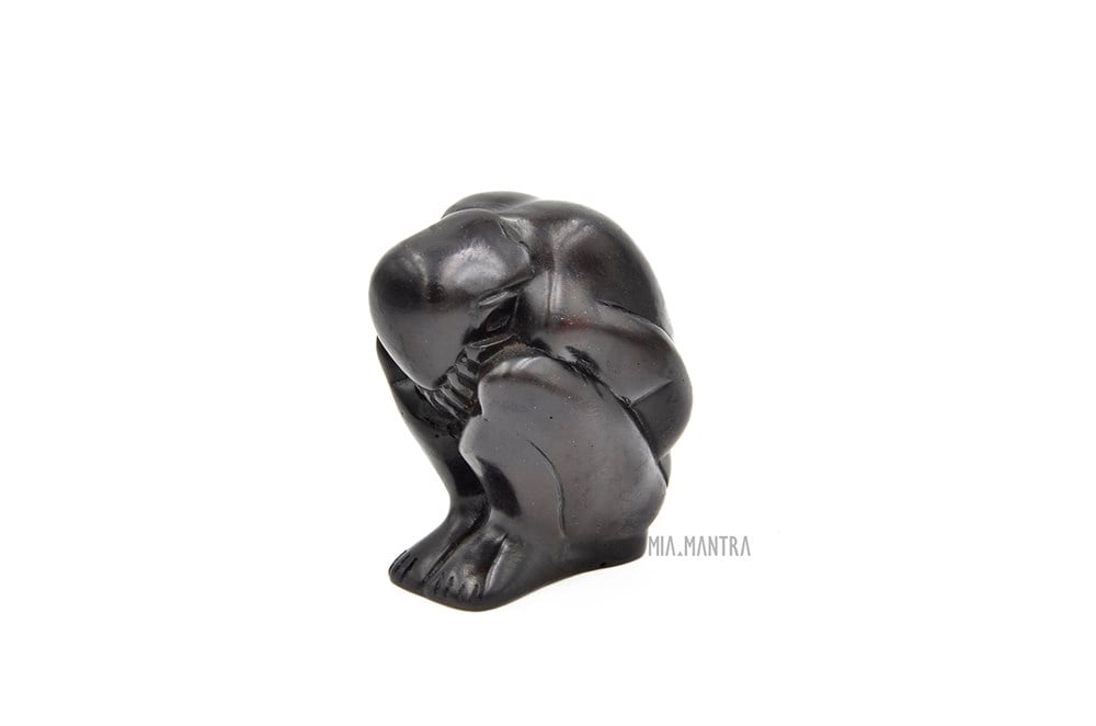 İçine Dönen İnsan Heykelciği (Kozmik Yumurta Yoga Pozu - Brahmandasana) (8 cm)