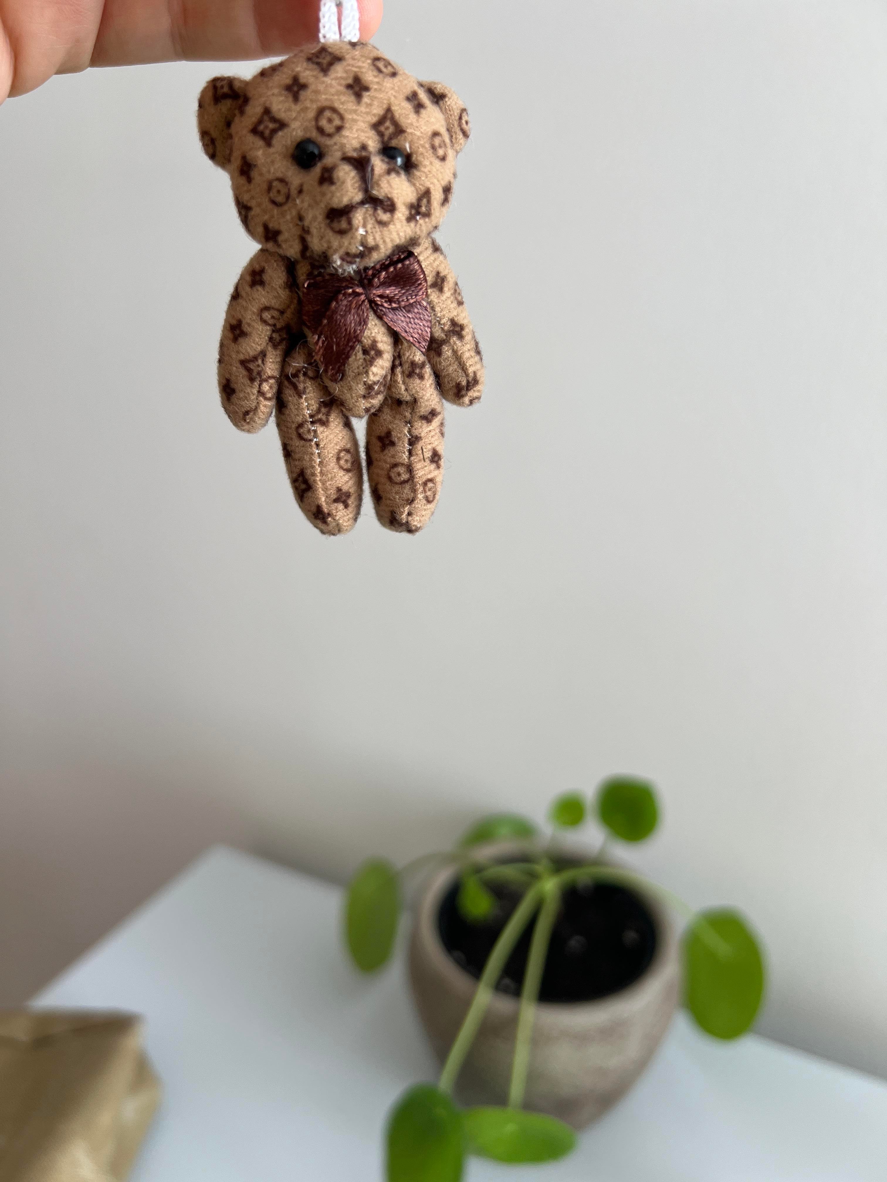 Kahverengi Minik Ayıcık Şeklinde Peluş Anahtarlık/Çanta Süsü Anahtarlık Küçük Boy Ayıcık - Miamantra