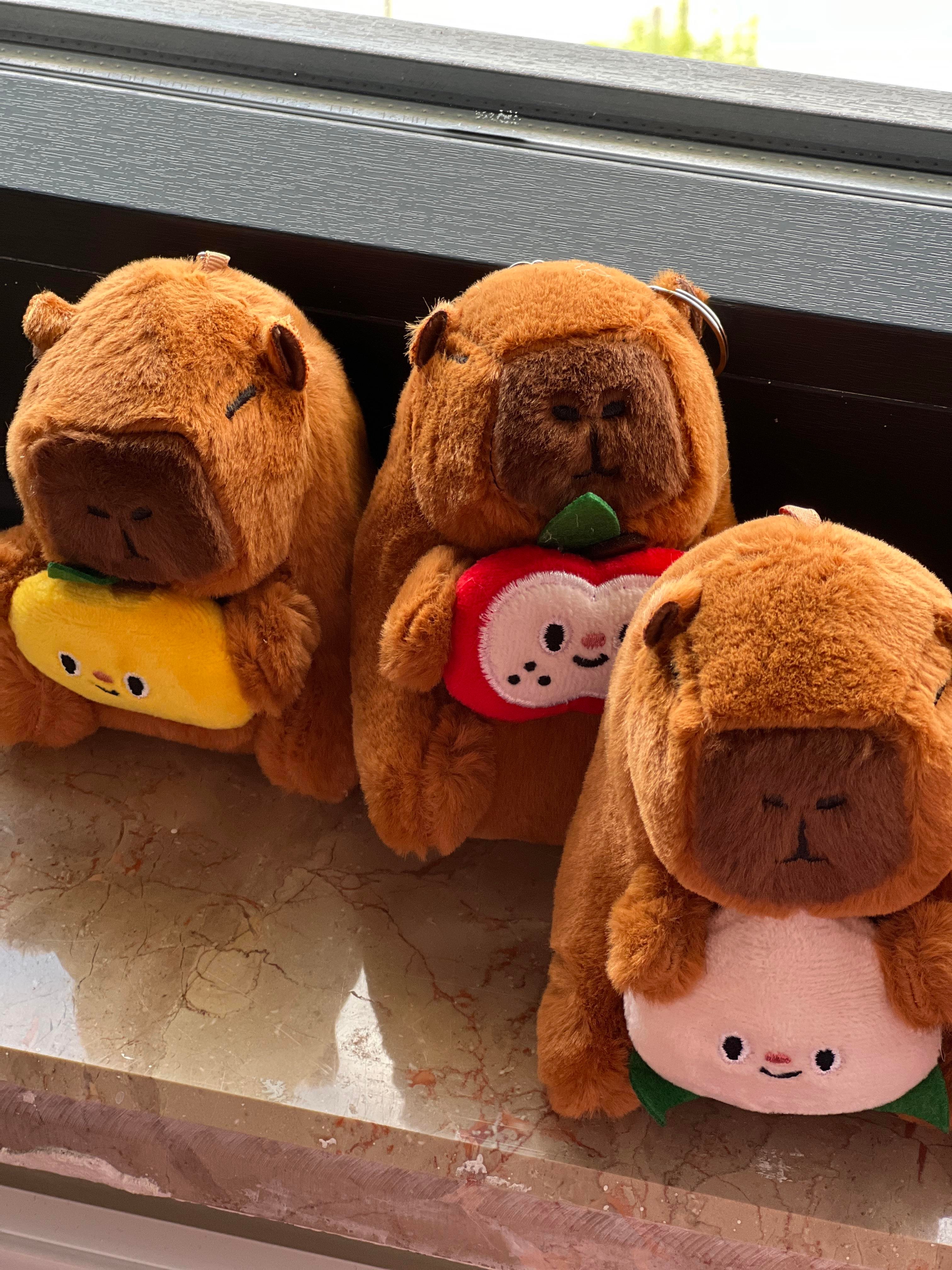 Kapibara Peluş Anahtarlık/Kapibara Çanta Süsü Peluş Oyuncak - Miamantra