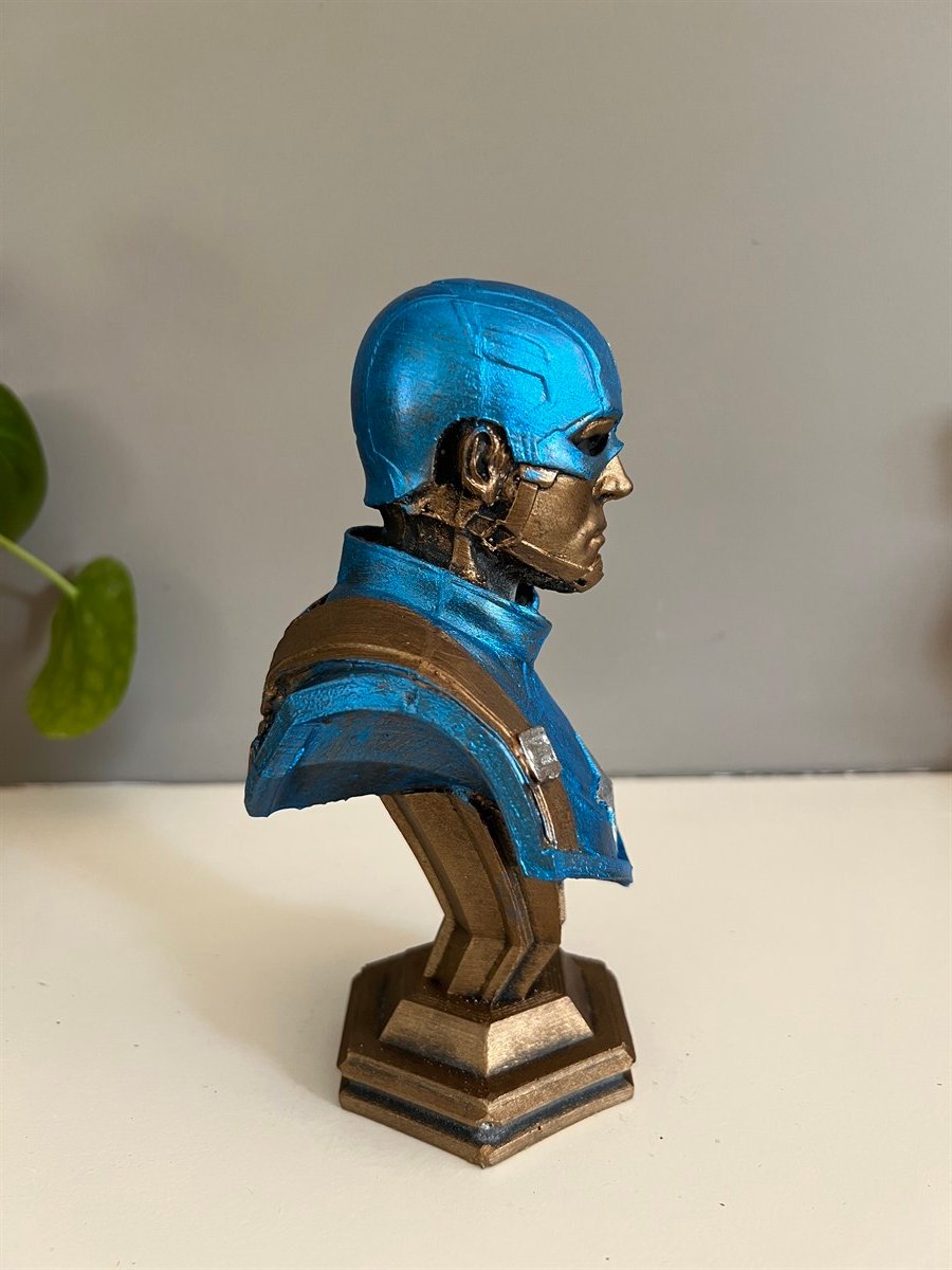 Kaptan Amerika Büst Biblo 16,5 cm - Miamanatra