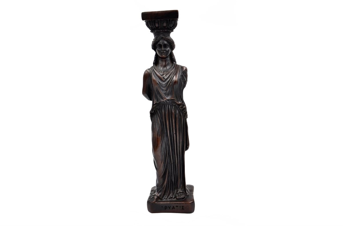 Karyatid Antik Heykelciği - Antik Seri (24 cm)