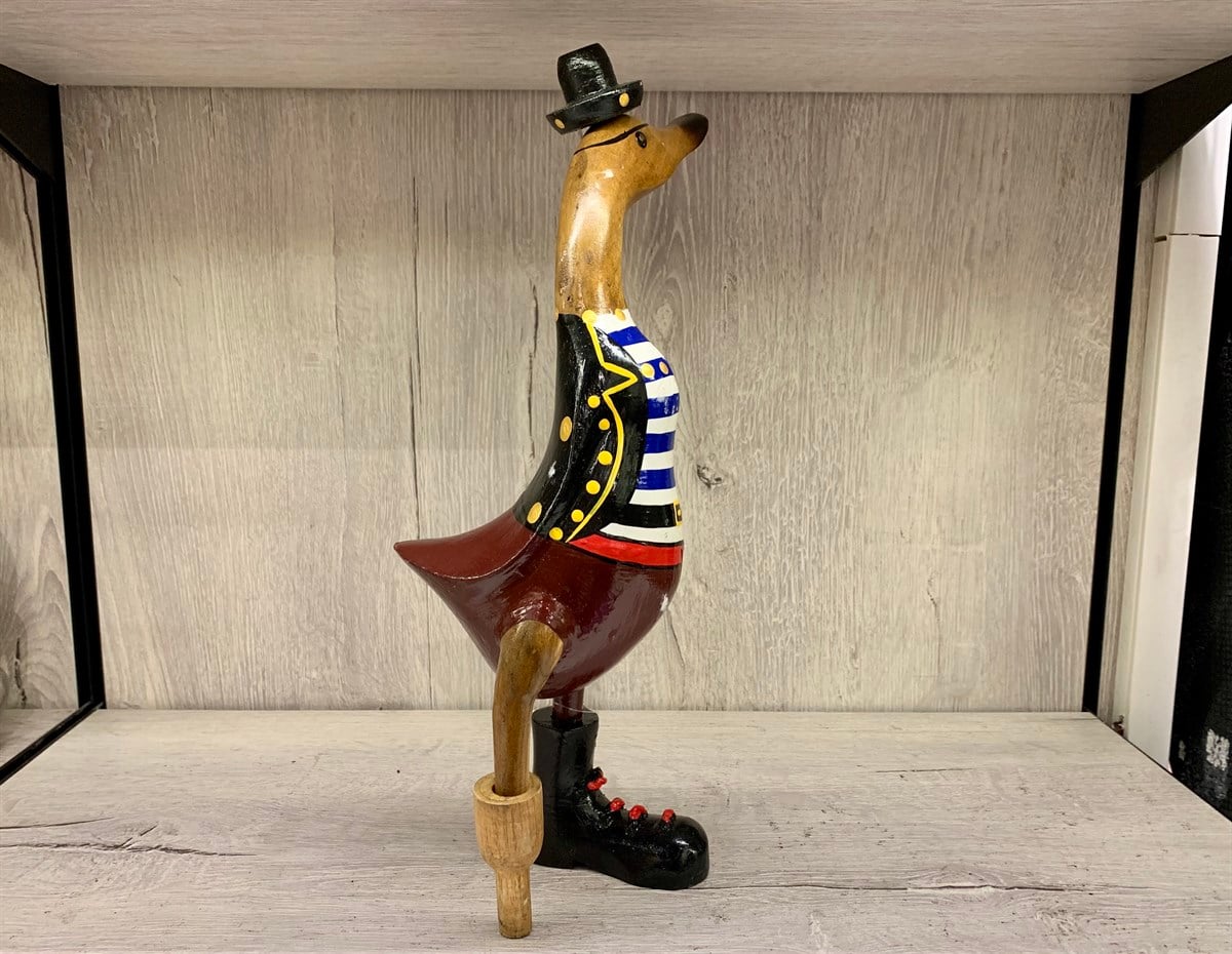 Korsan Ahşap Ördek (35 cm)