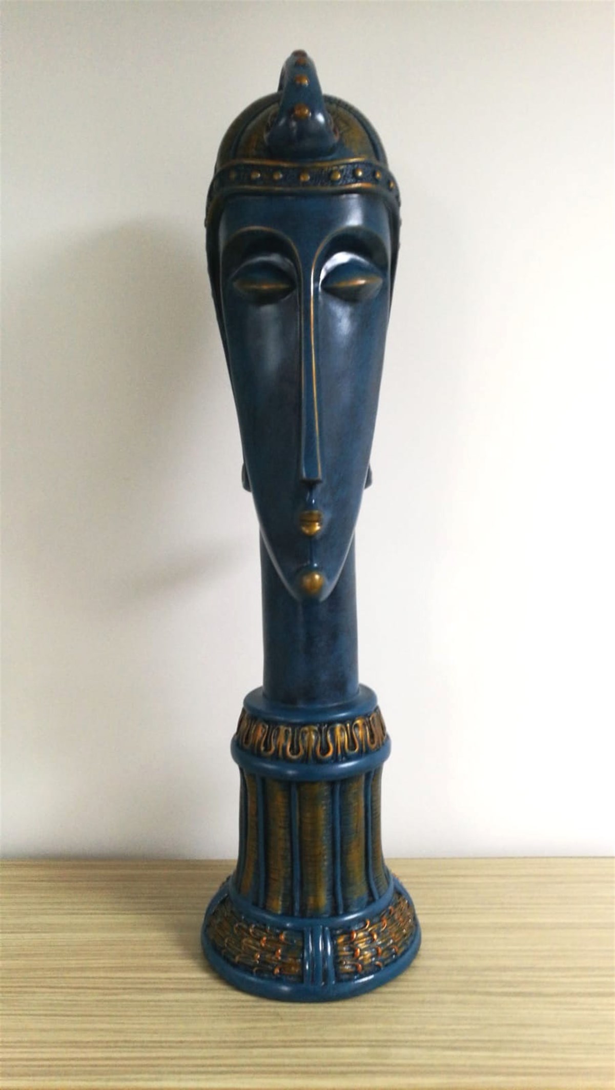 Mavi Mask Büyük Biblo (75 cm)