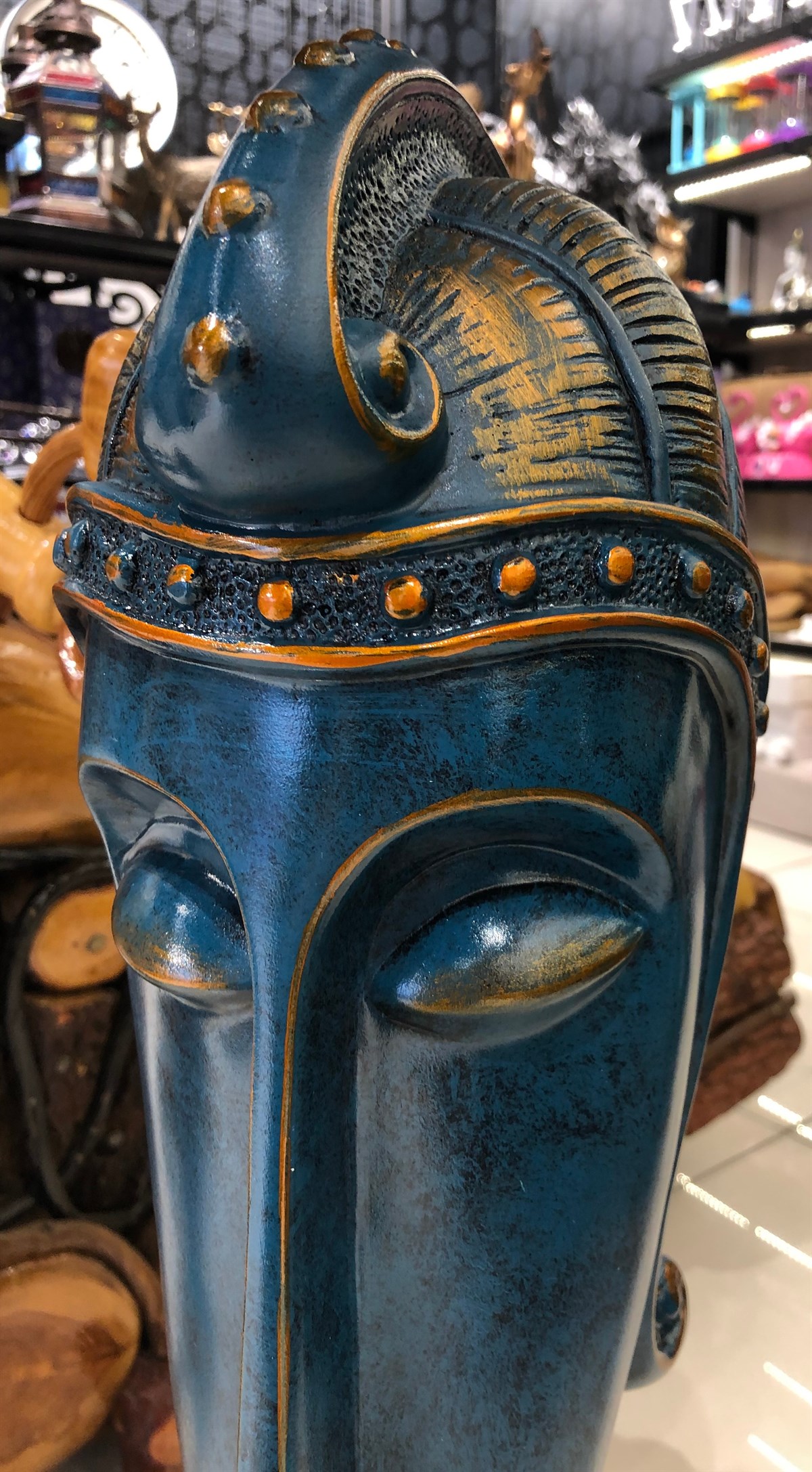 Mavi Mask Büyük Biblo (75 cm)