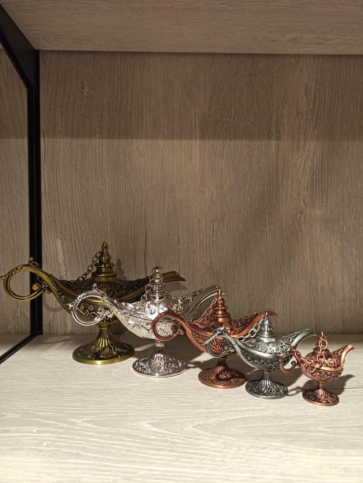 Metal Alaaddin Lambası No-5 Mücevherlik / Dekoratif Biblo - Miamantra