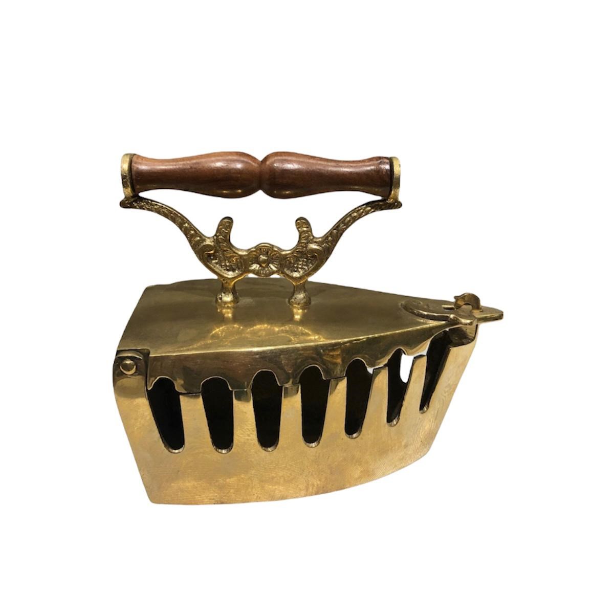 Pirinç Dekoratif Ütü - 19 cm - Miamantra