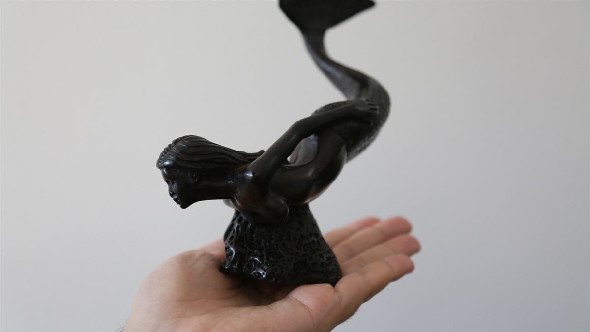 Reçine Deniz Kızı Biblo / Heykelcik (21 cm)