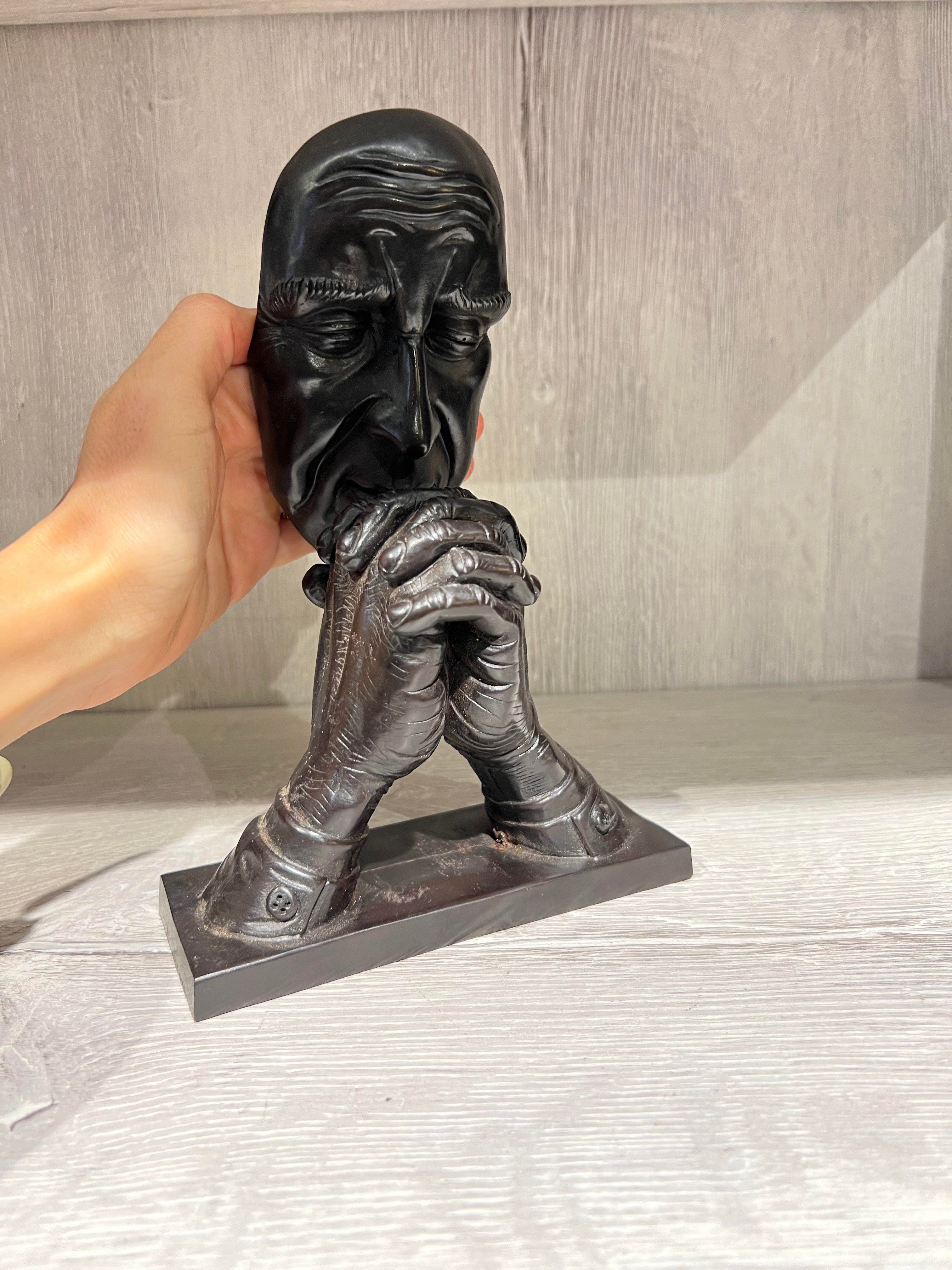 Reçine Düşünen Insan Biblo/ Mask Model1 - Miamantra