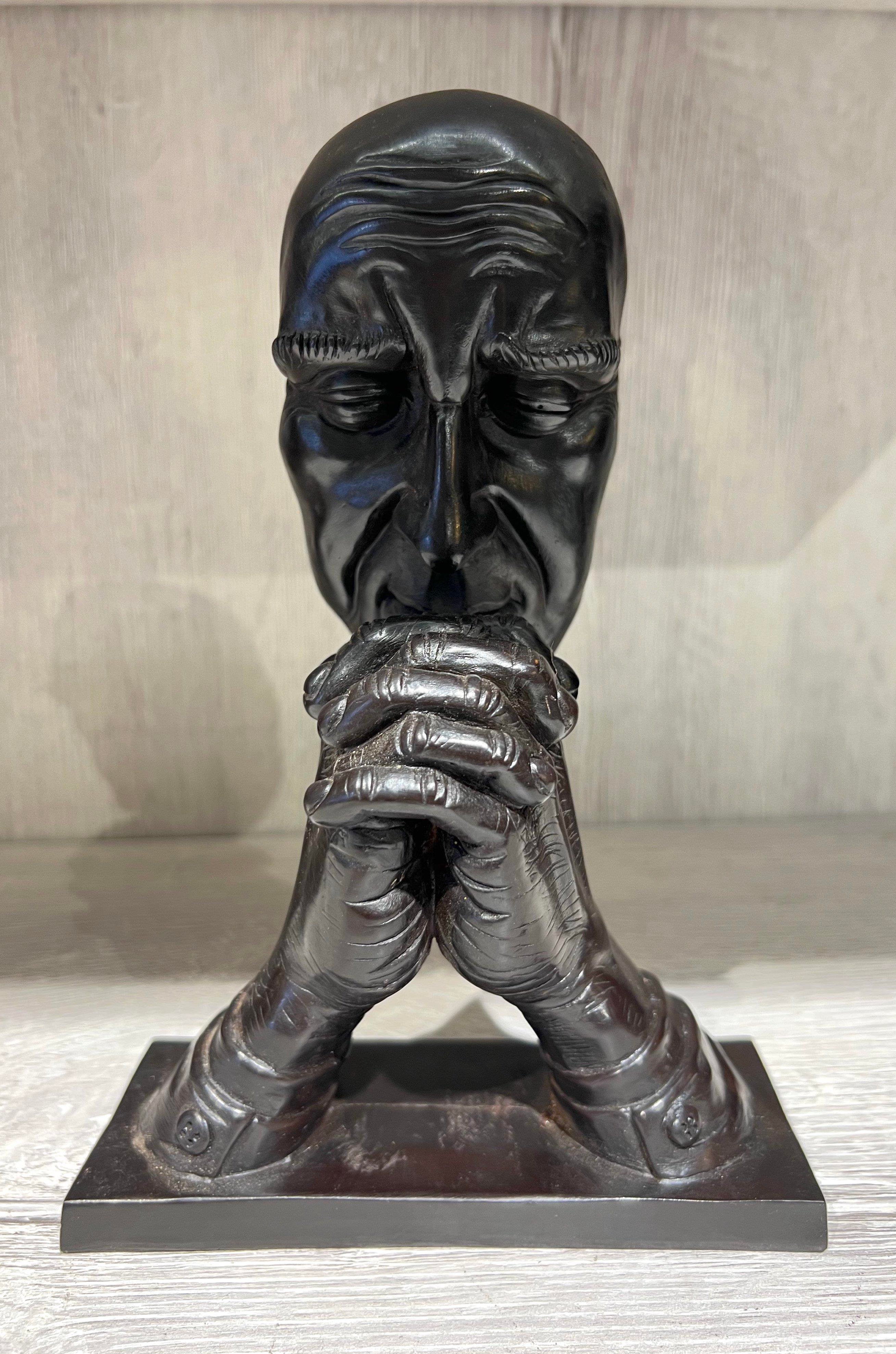 Reçine Düşünen Insan Biblo/ Mask Model1 - Miamantra