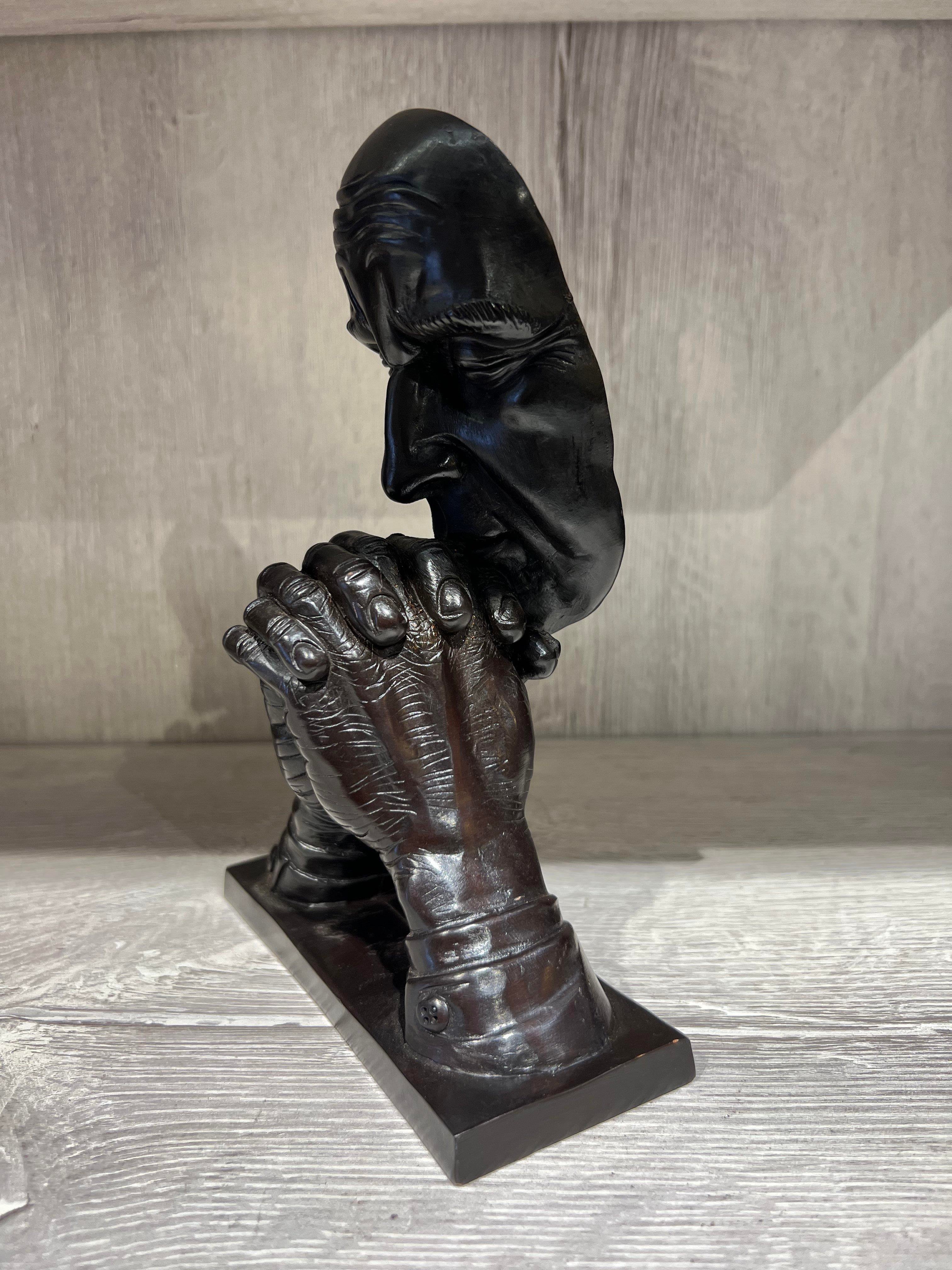 Reçine Düşünen Insan Biblo/ Mask Model1 - Miamantra