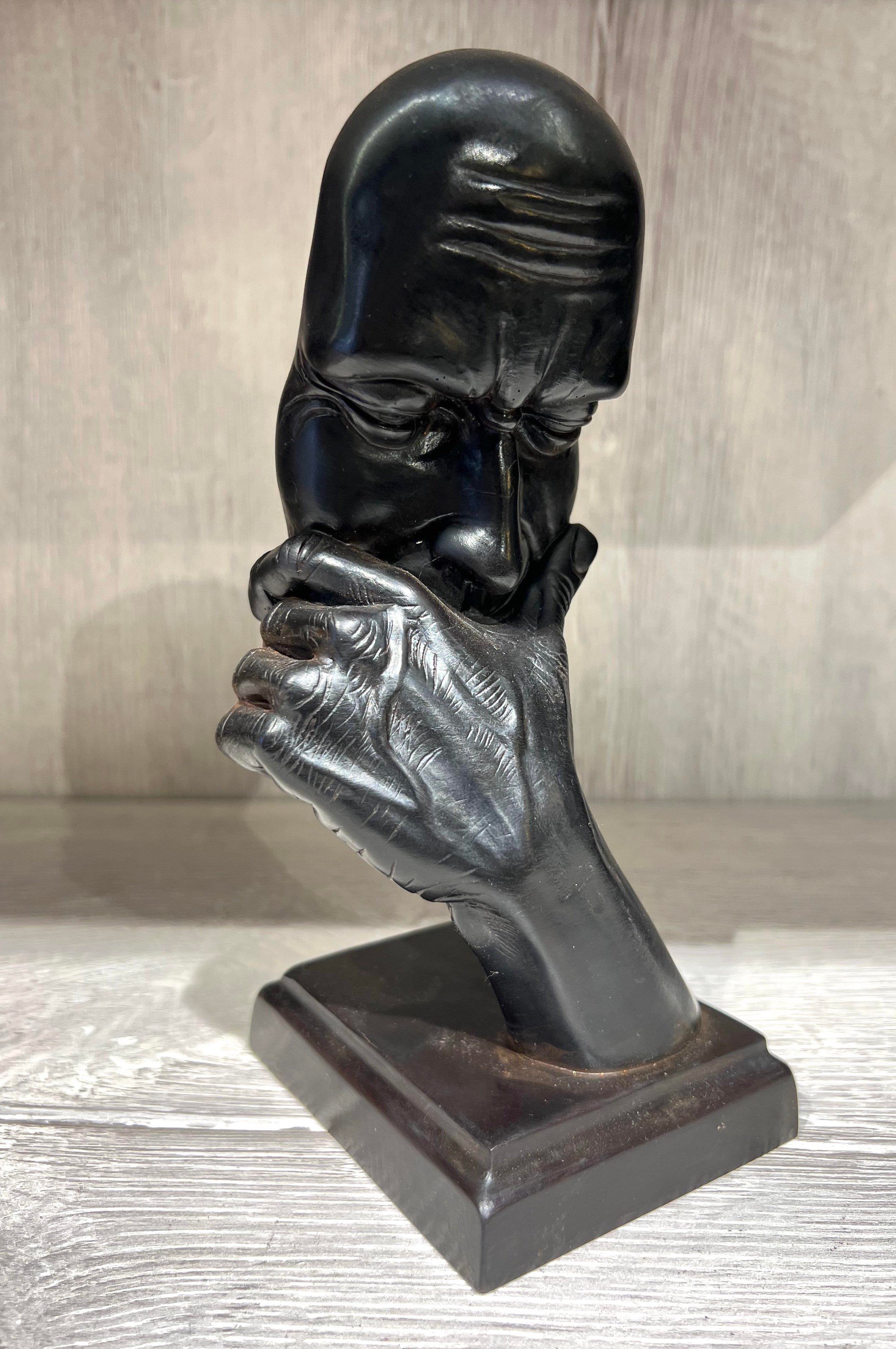 Reçine Düşünen Insan Biblo/ Mask Model2 - Miamantra