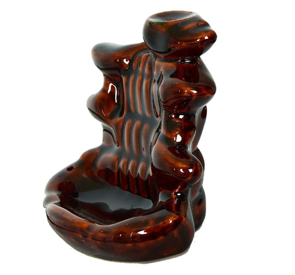Seramik Geri Akış Tütsülük / Tütsü Şelalesi Model 2 (11 cm)