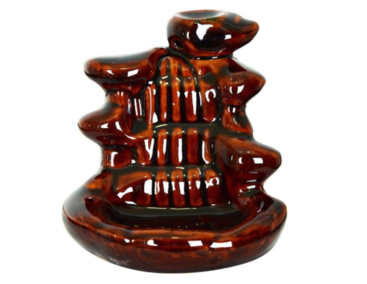Seramik Geri Akış Tütsülük / Tütsü Şelalesi Model 2 (11 cm)
