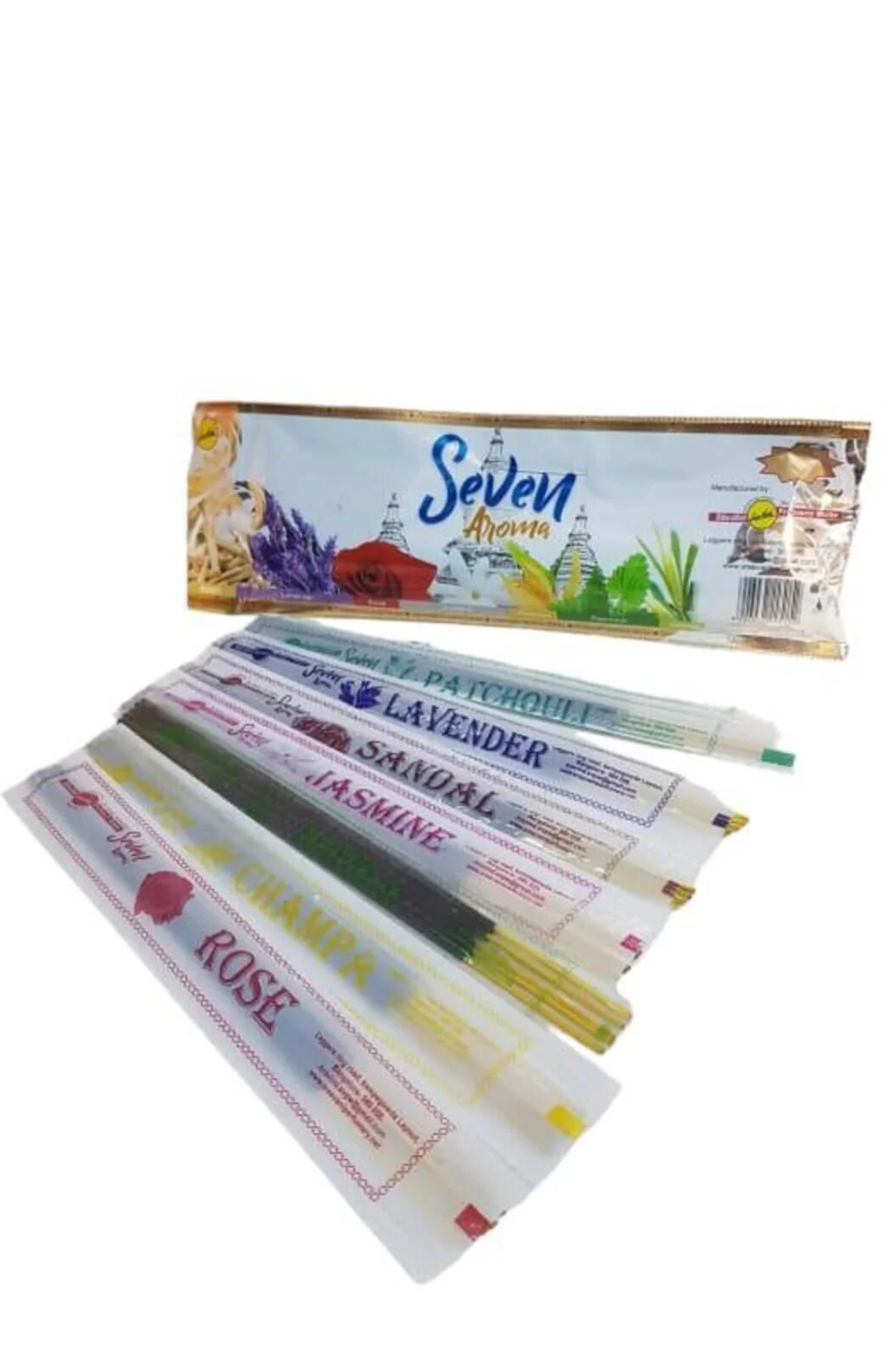 Seven 7 Karışık Aromadan Oluşan 35 Adet Çubuk Tütsü Seti - Miamantra