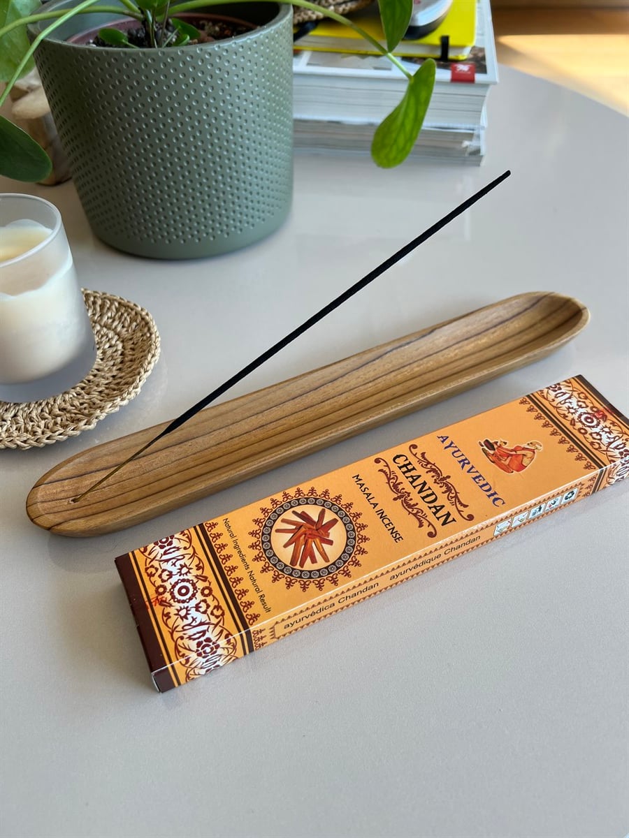 Suar Ağacı Tütsülük + Ayurvedik Chandan Tütsü Seti - ayurvedic