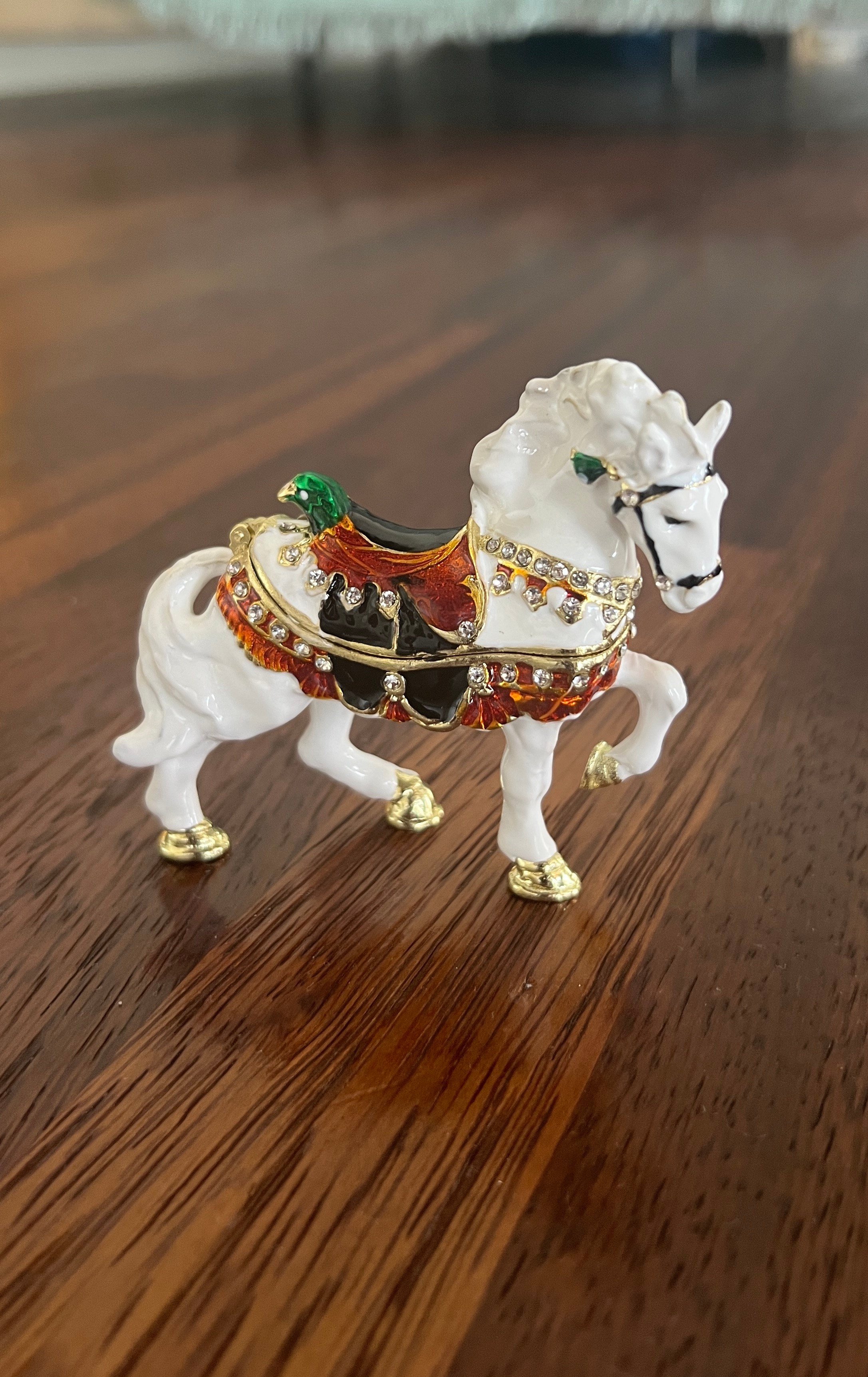 Swarovski Taşlı At Mücevherlik / Dekoratif Biblo - Miamantra