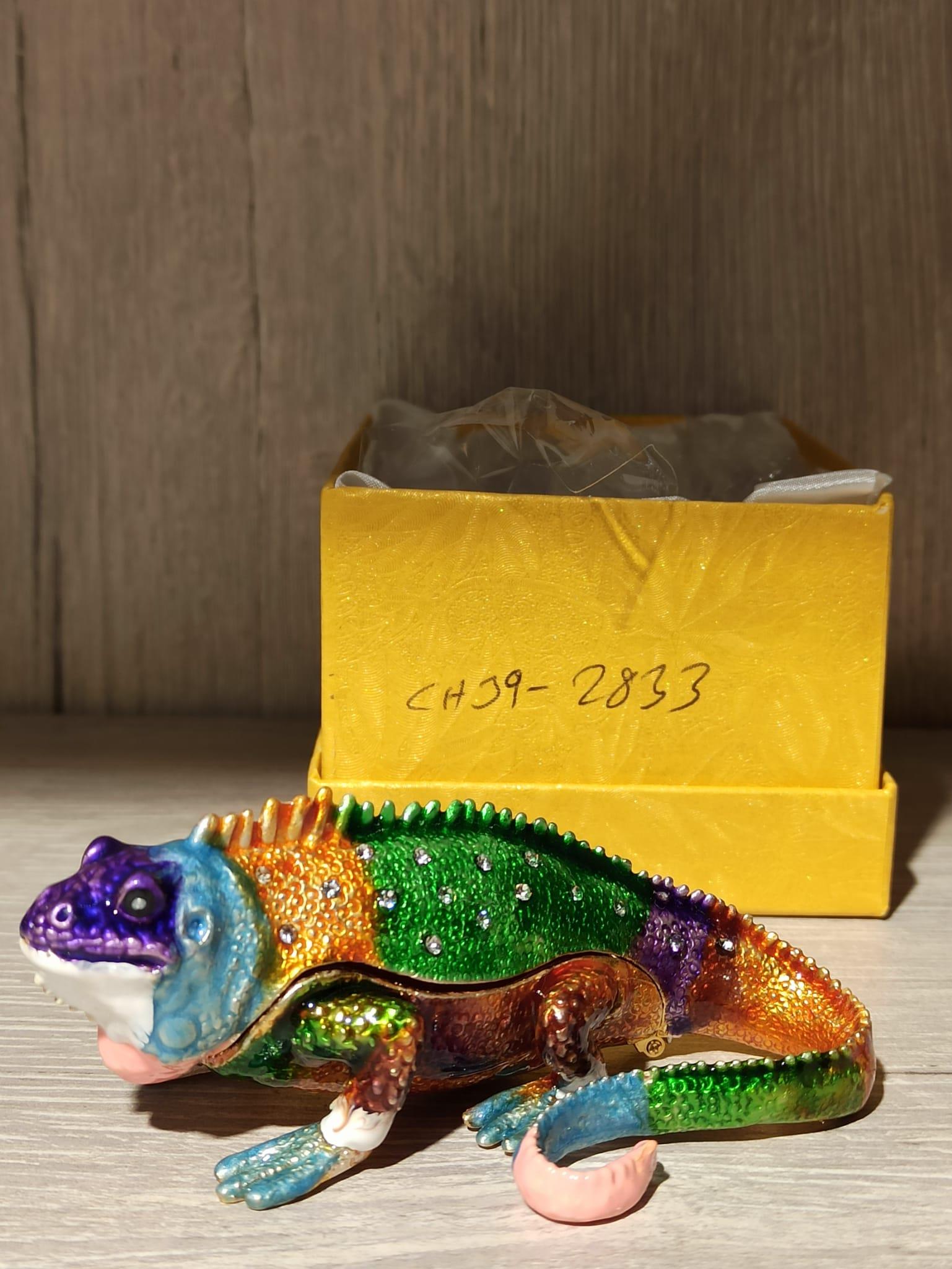 Swarovski Taşlı Iguana Mücevherlik / Dekoratif Biblo - Miamantra
