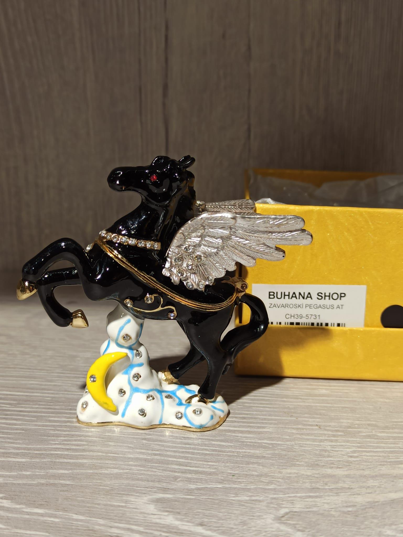 Swarovski Taşlı Pegasus At Mücevherlik / Dekoratif Biblo - Miamantra