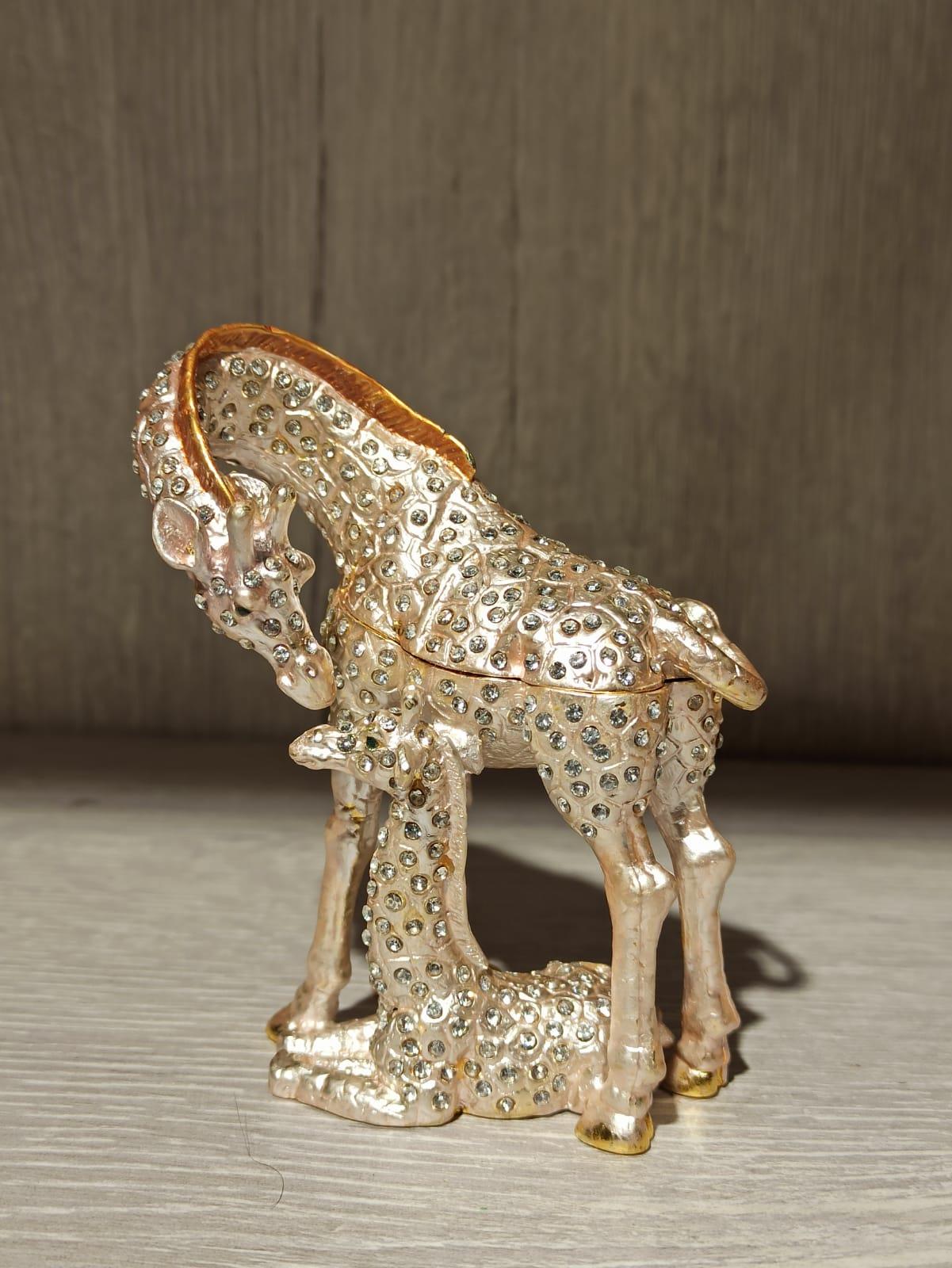 Swarovski Taşlı Zürafa Mücevherlik / Dekoratif Biblo - Miamantra