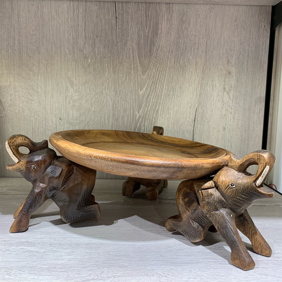 Üçlü Filli Tepsi/Çerezlik/Mini Sehpa Model 2 (30 cm)