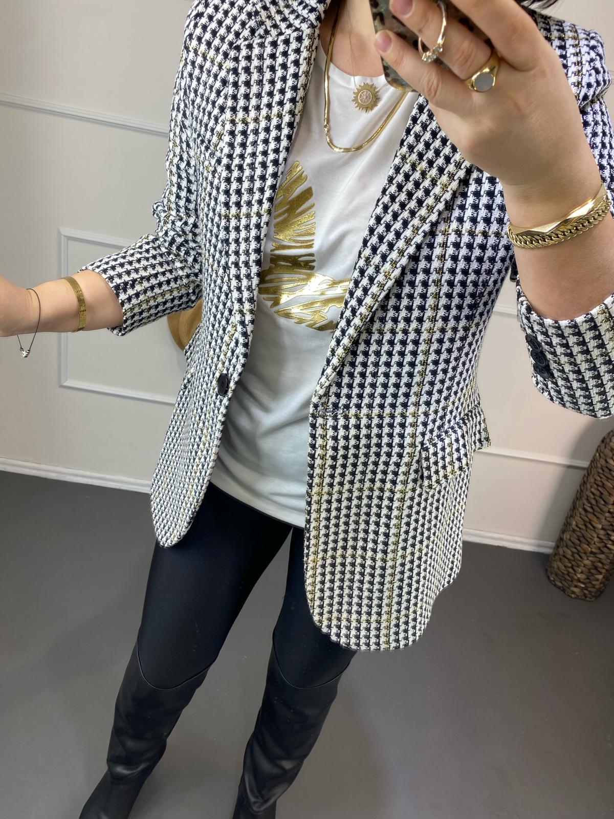 Astarlı blazer ceket