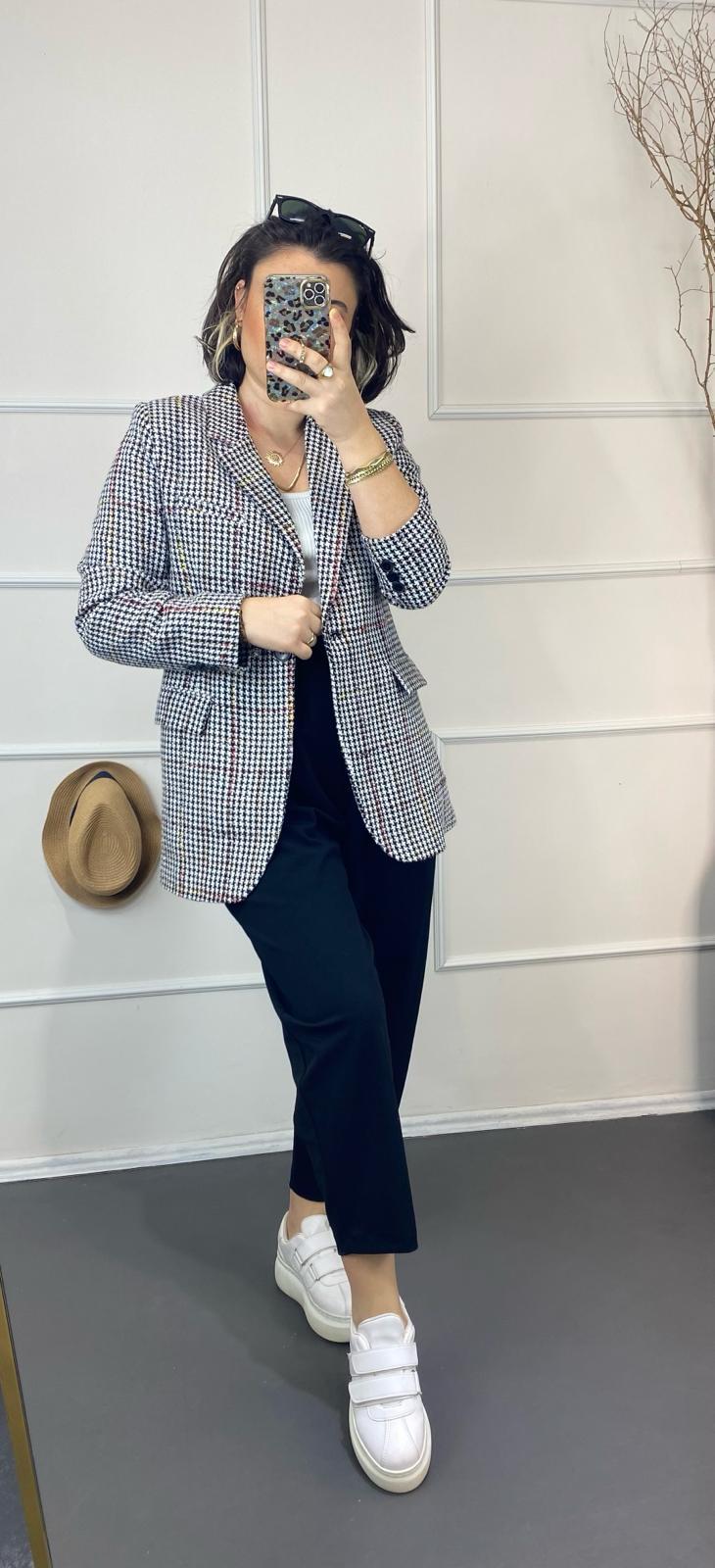 Astarlı blazer ceket
