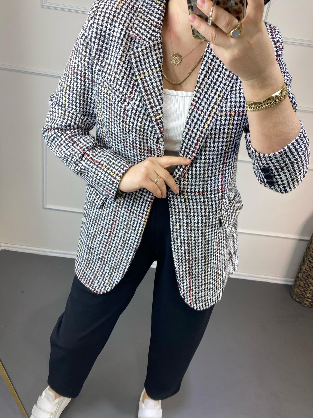 Astarlı blazer ceket