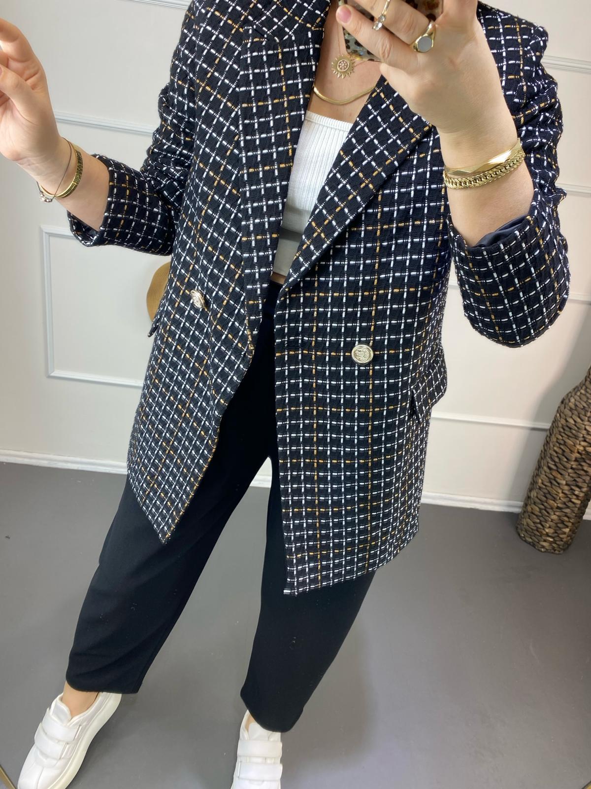 Astarlı blazer ceket
