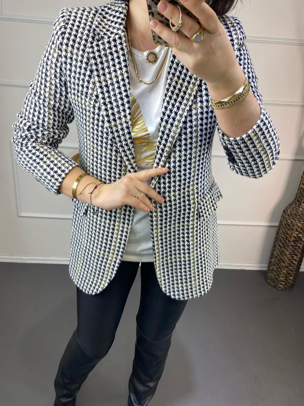 Astarlı blazer ceket