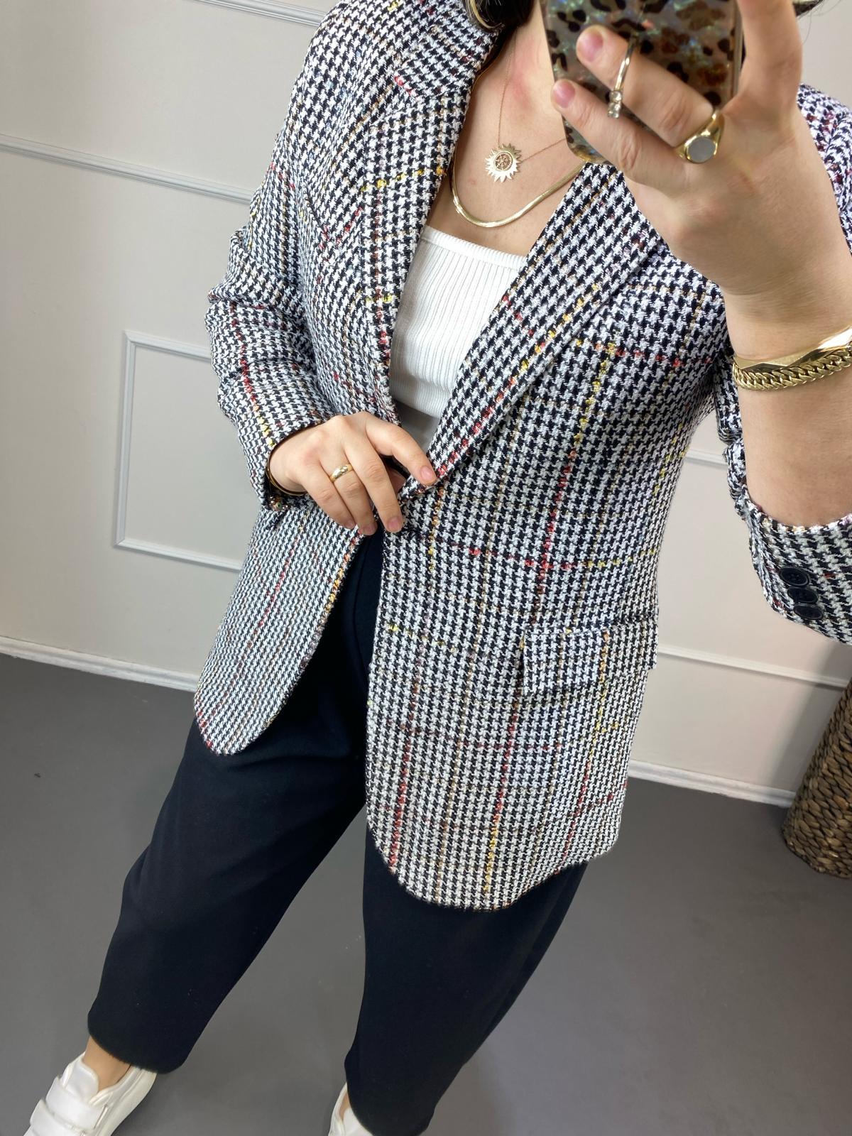 Astarlı blazer ceket