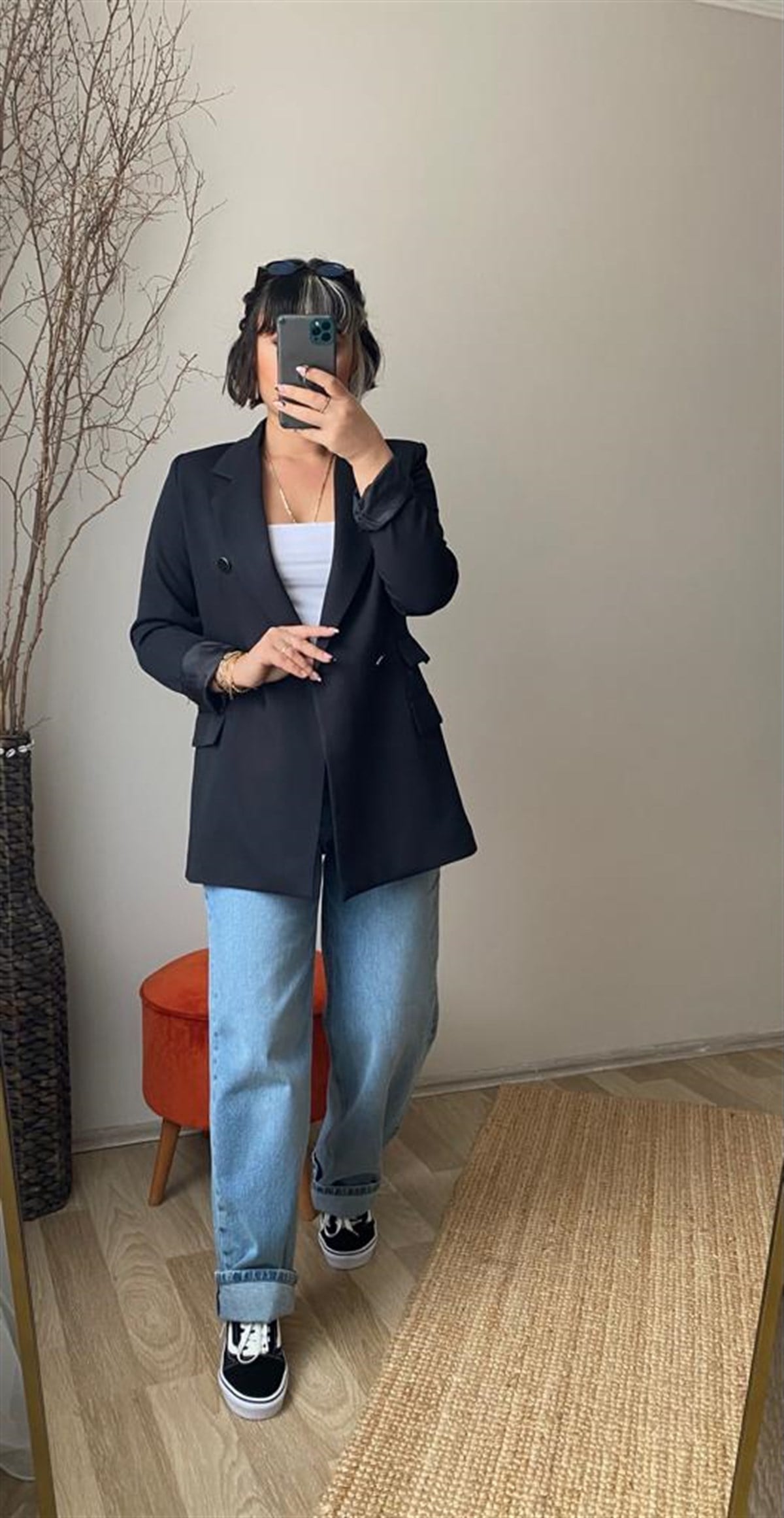Astarlı vatkalı blazer ceket
